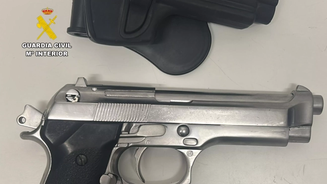 Pistola incautada Pistola incautada