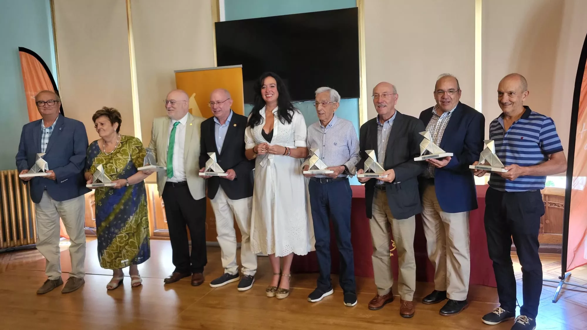 Homenaje a los presidentes y personal del Patronato Municipal de Deportes de Huesca