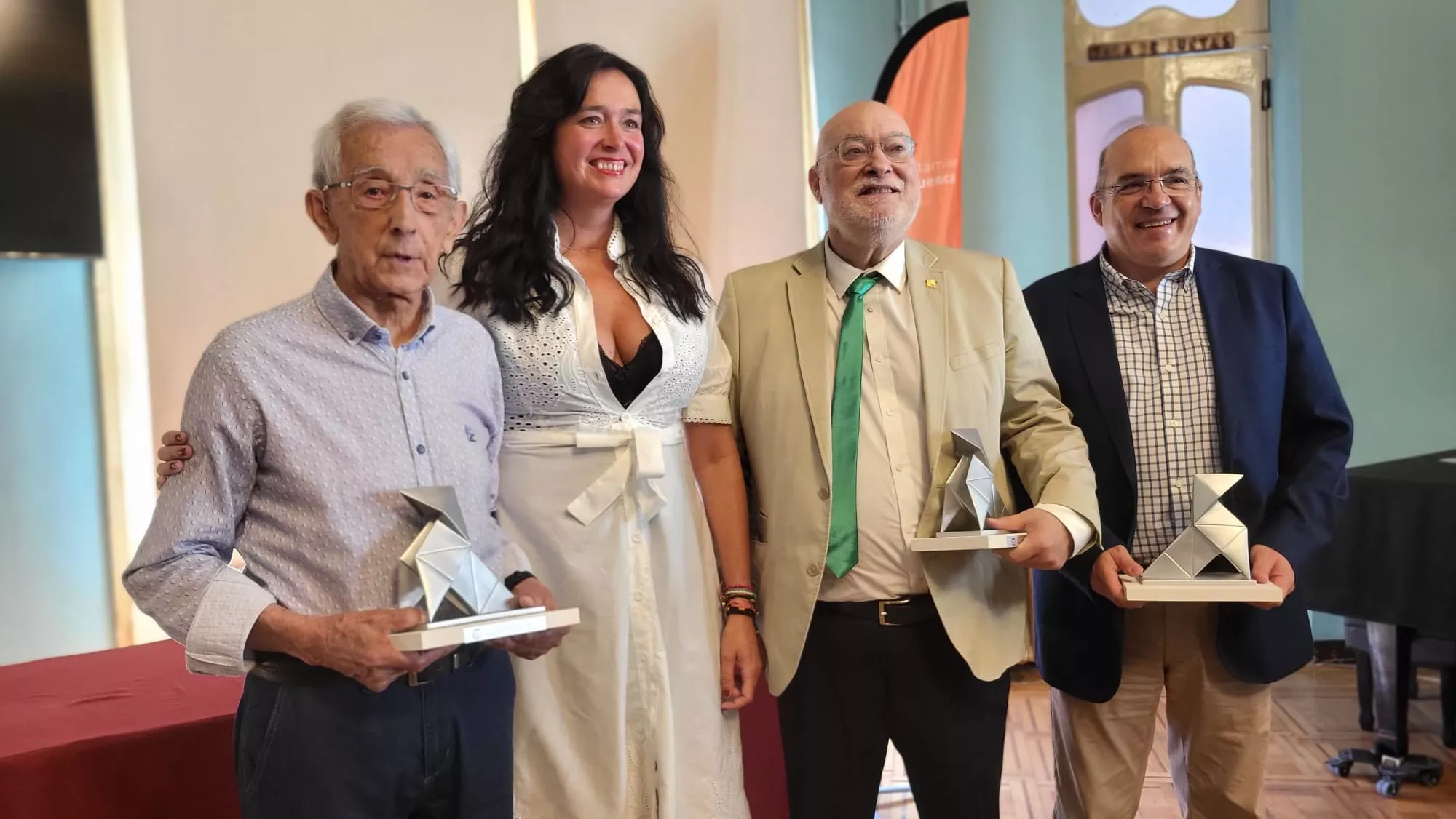 Homenaje a los presidentes y personal del Patronato Municipal de Deportes de Huesca