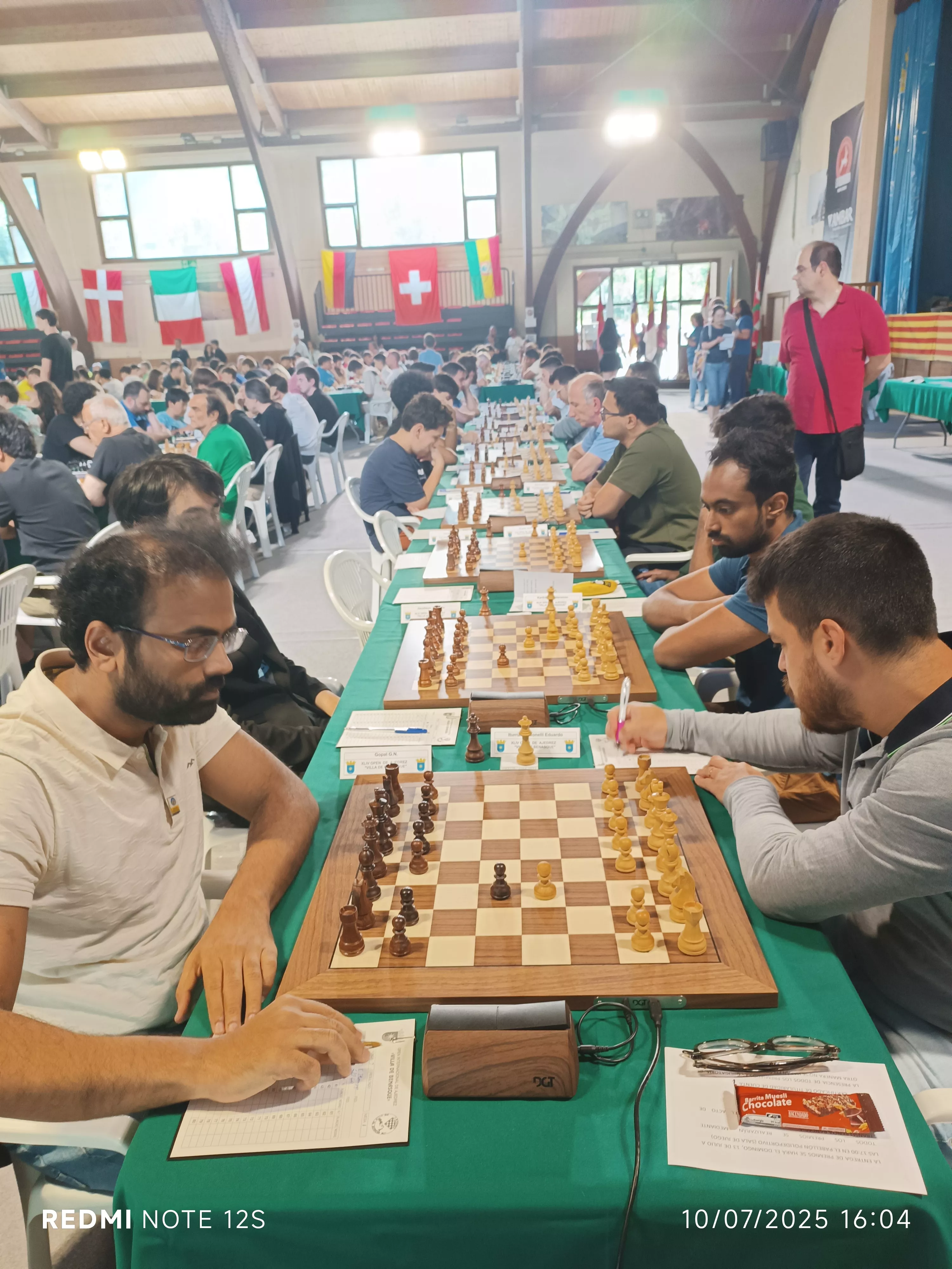 Imagen del primer tablero en la ronda 7.