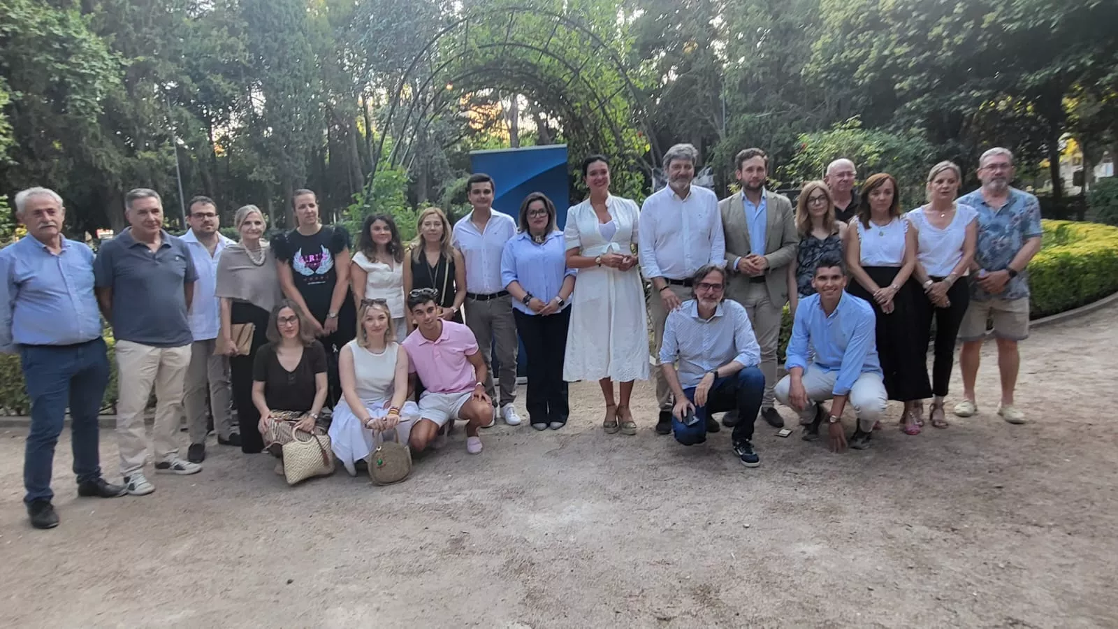 Homenaje a Miguel Ángel Blanco en la Rosaleda del Parque Miguel Servet de Huesca