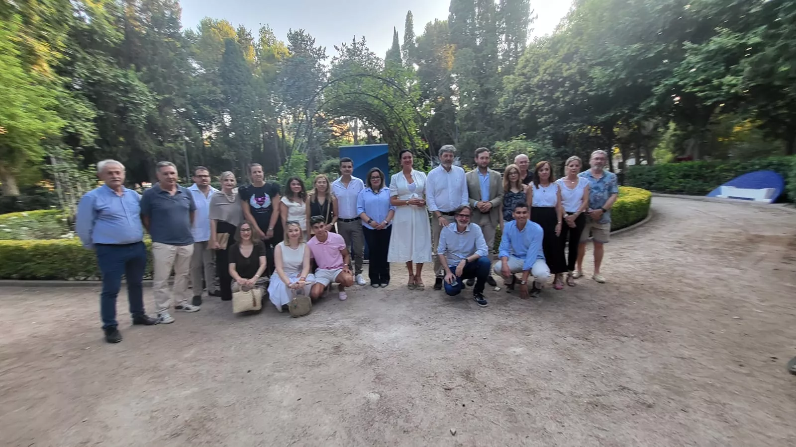 Homenaje a Miguel Ángel Blanco en la Rosaleda del Parque Miguel Servet de Huesca