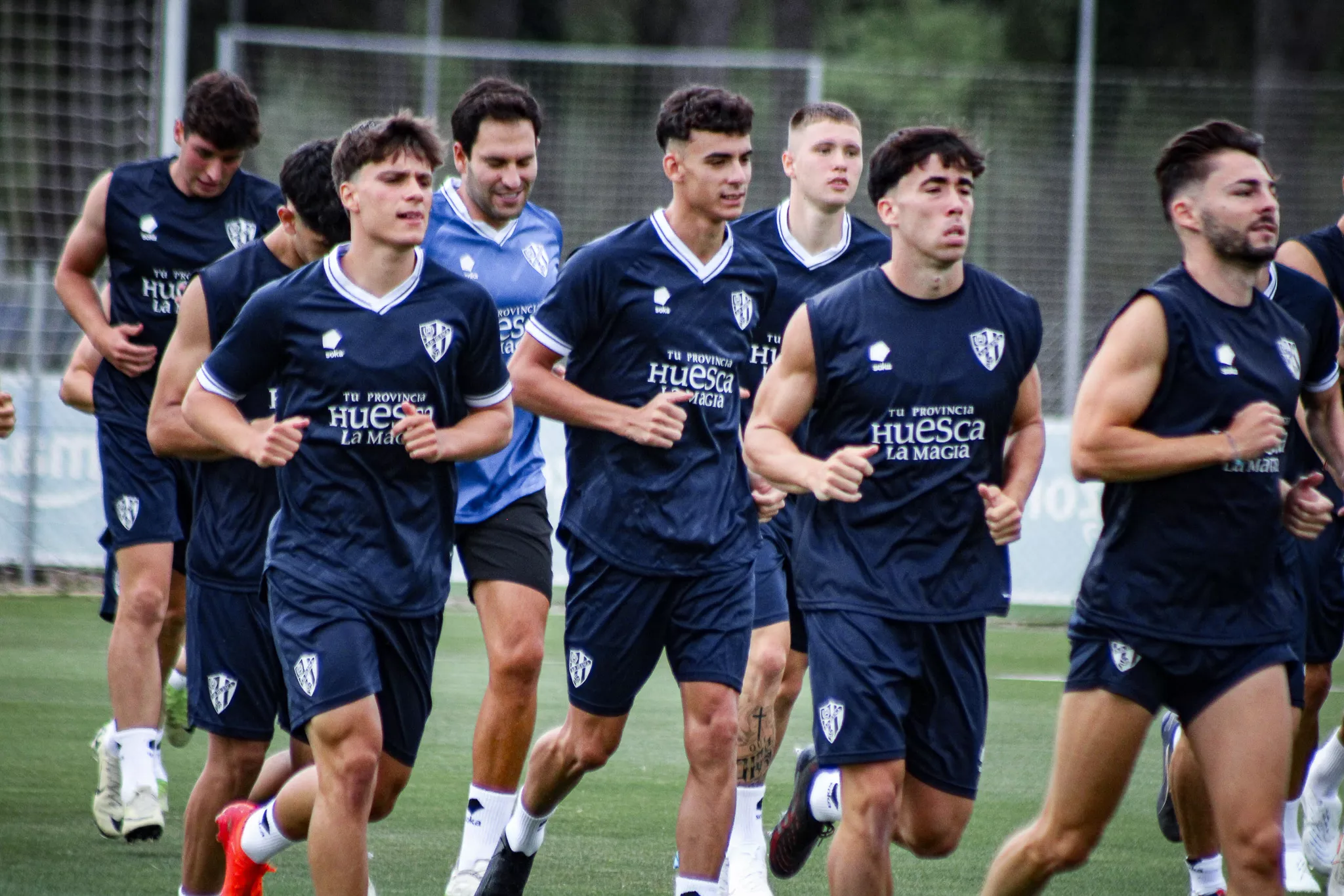 Los jugadores del Huesca ya están en Benasque