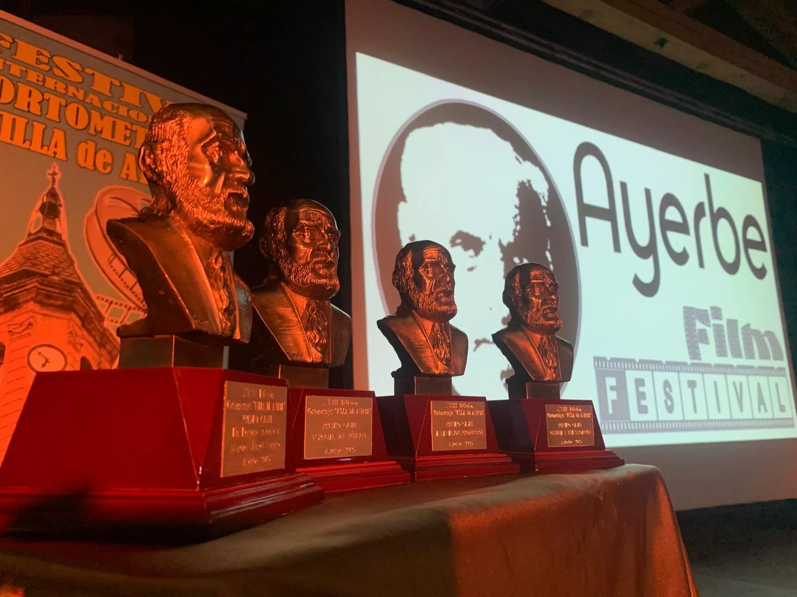Trofeos Cajal del Festival Internacional de Cortometrajes de Ayerbe.