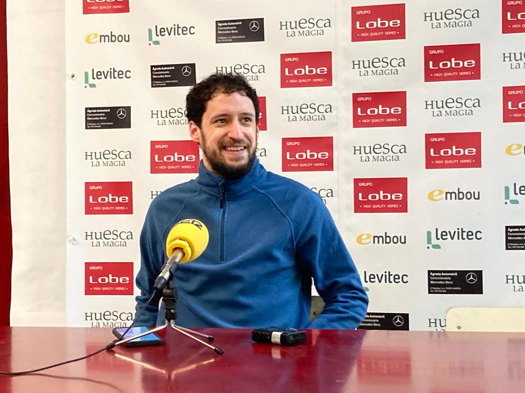 Santi Cerdán, entrenador del Lobe Huesca La Magia. Foto: A. Mora