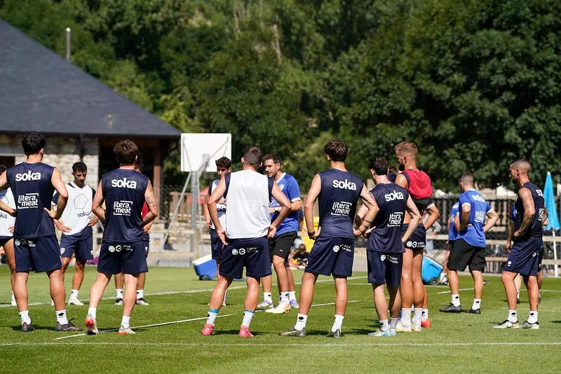 El Huesca-Leganés se retrasa a las 21:30 horas por el calor. Foto Dani Vidal