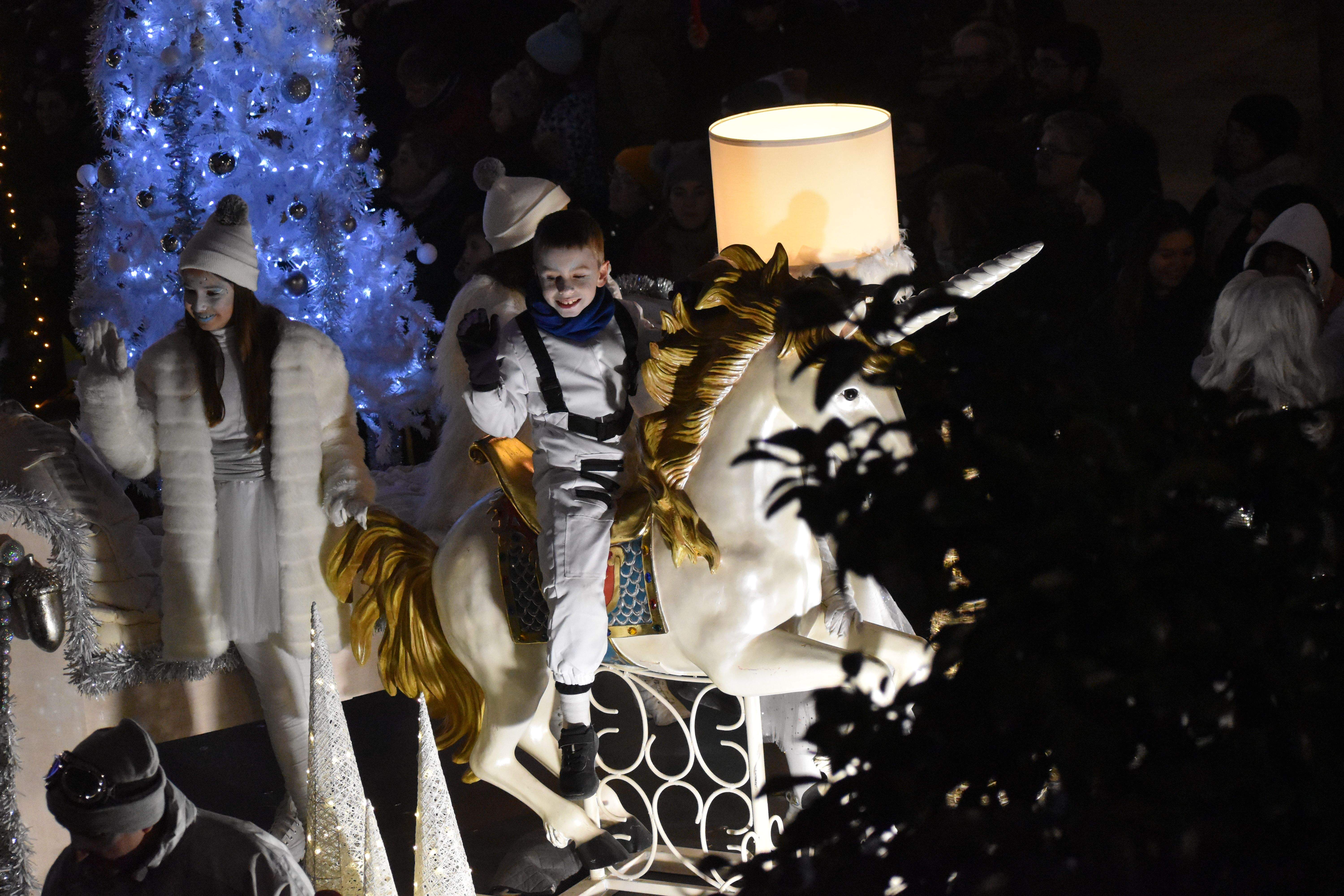 Cabalgata de los Reyes Magos de Oriente en Huesca. Foto Carlos Jalle