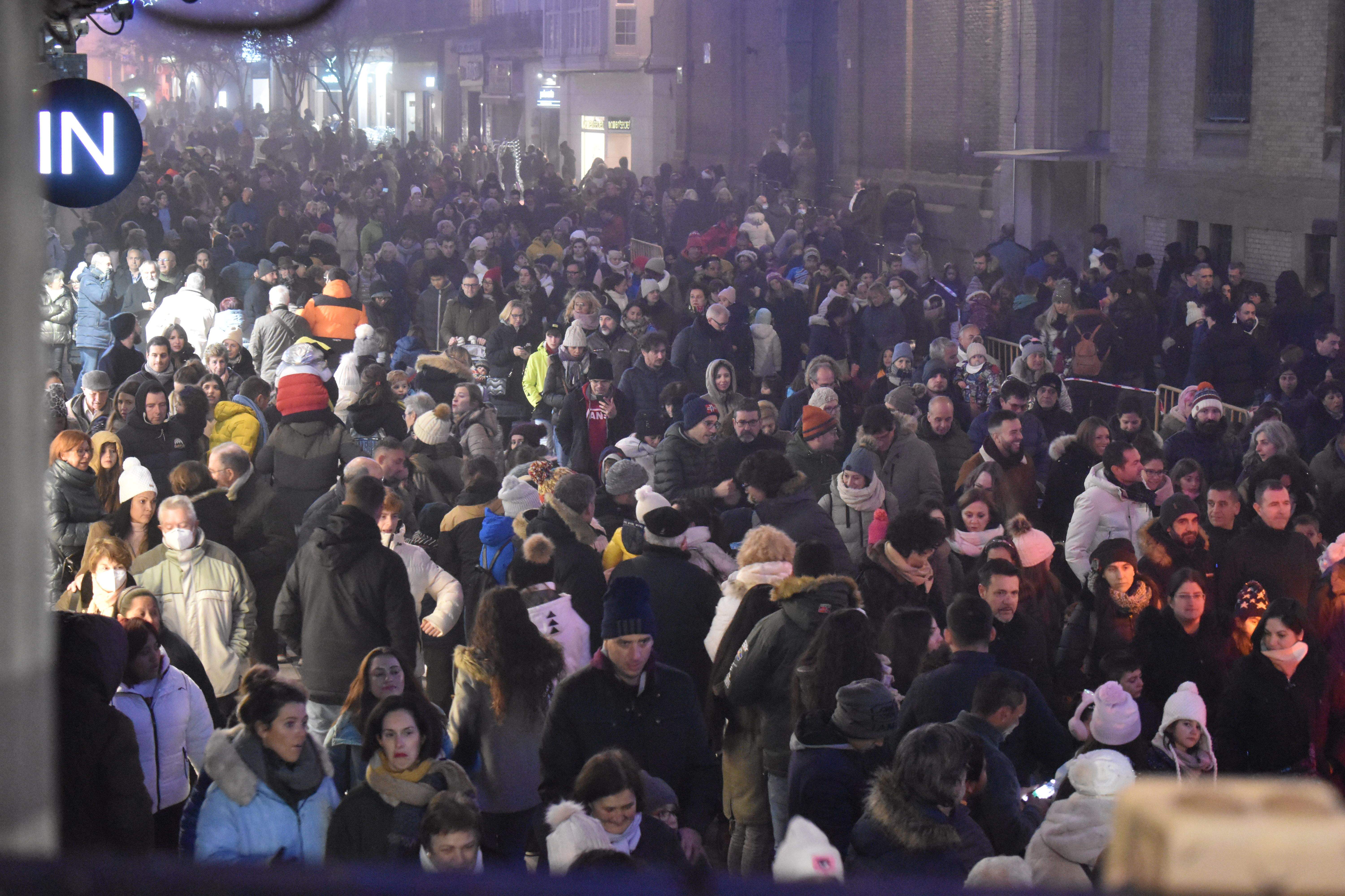 Cabalgata de los Reyes Magos de Oriente en Huesca. Foto María José Sampietro