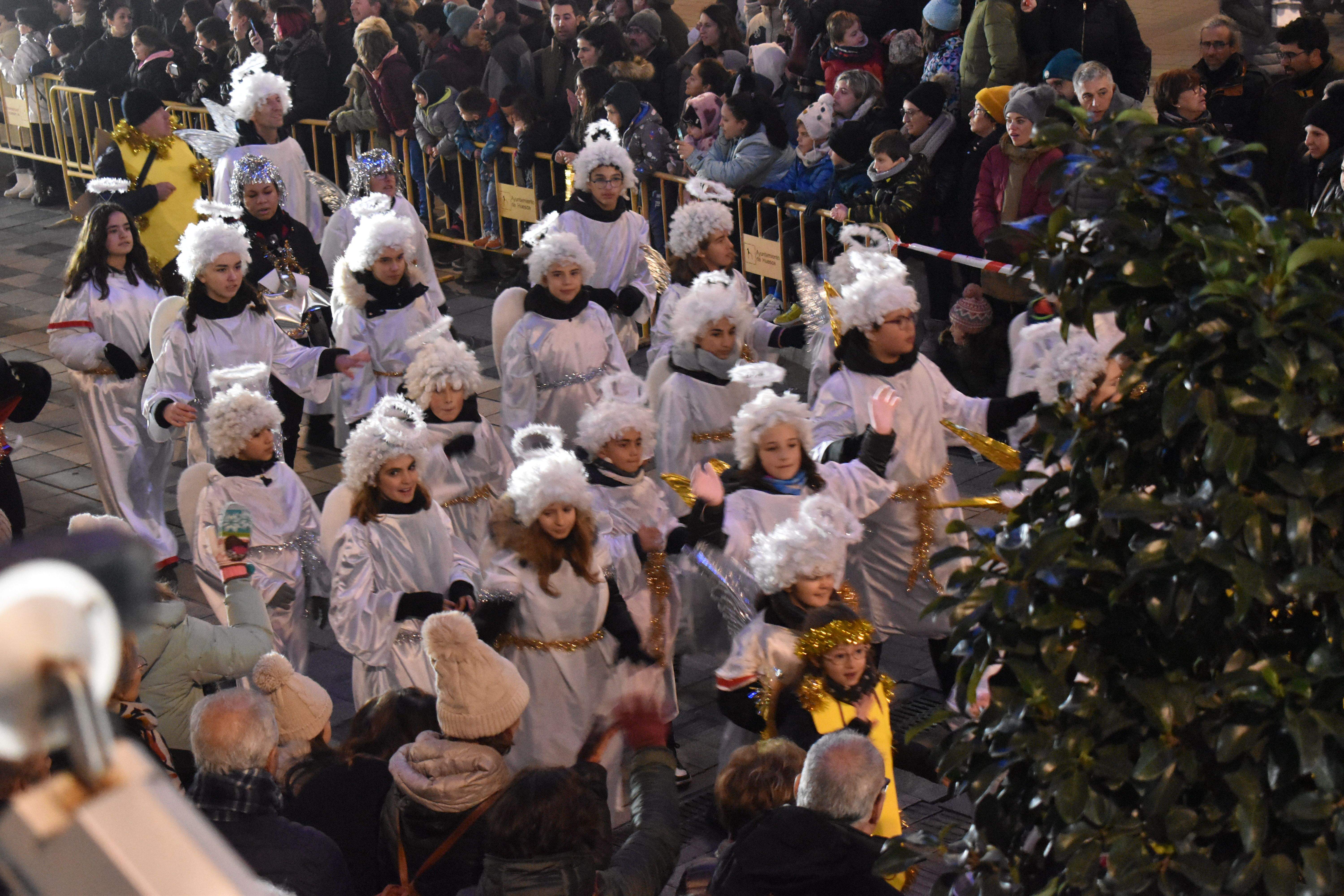 Cabalgata de los Reyes Magos de Oriente en Huesca. Foto Carlos Jalle