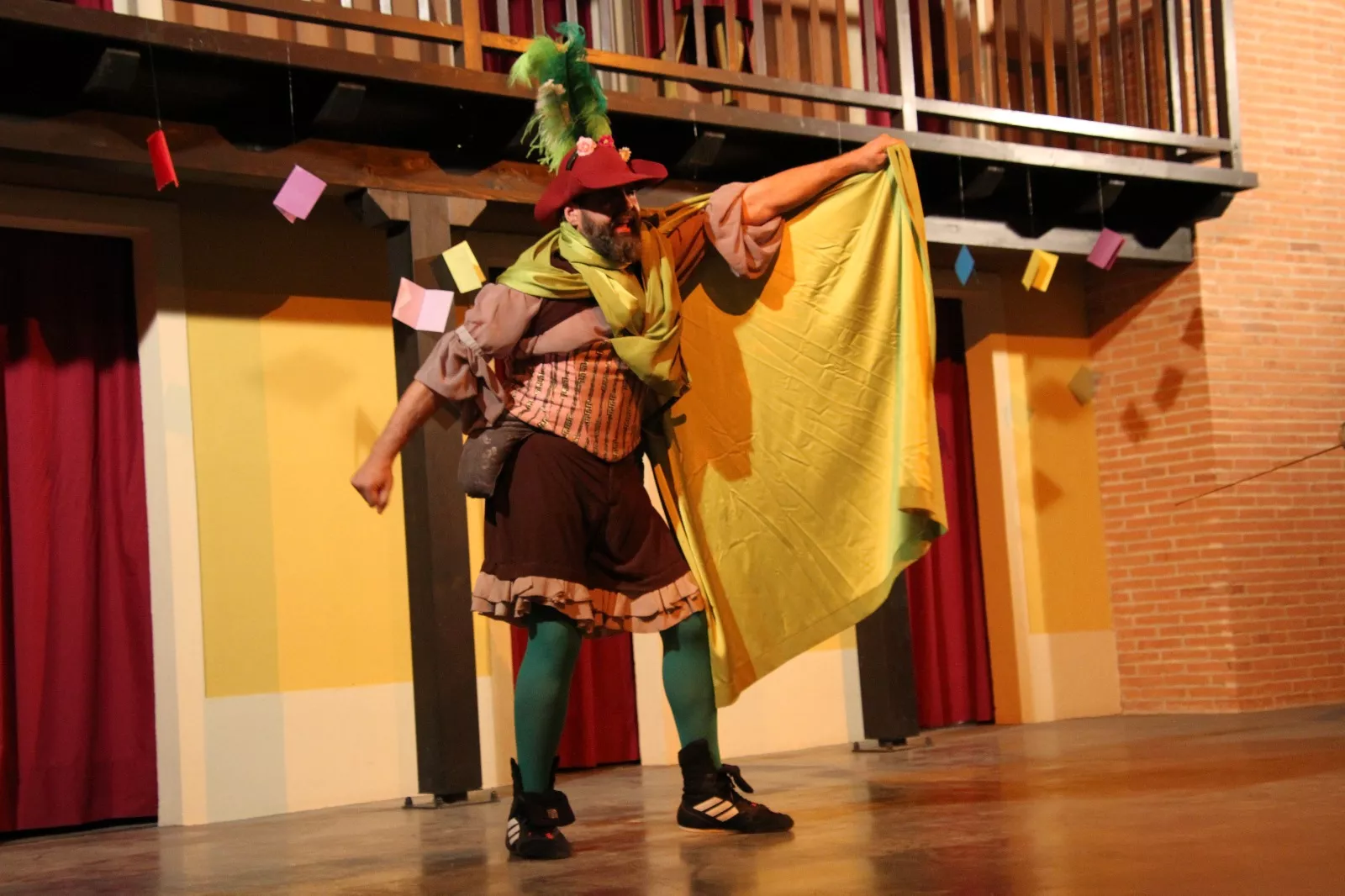 Gil de las Calzas Verdes en el Corral de Comedias de Robres. Foto Carlos Neofato