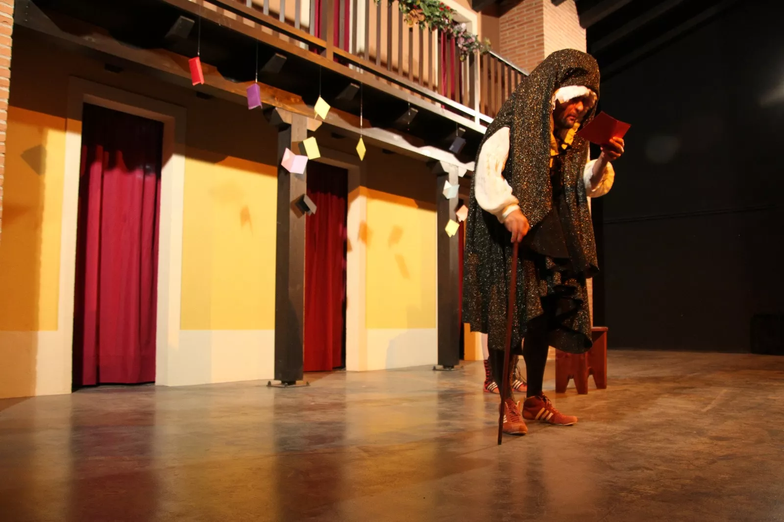 Gil de las Calzas Verdes en el Corral de Comedias de Robres. Foto Carlos Neofato