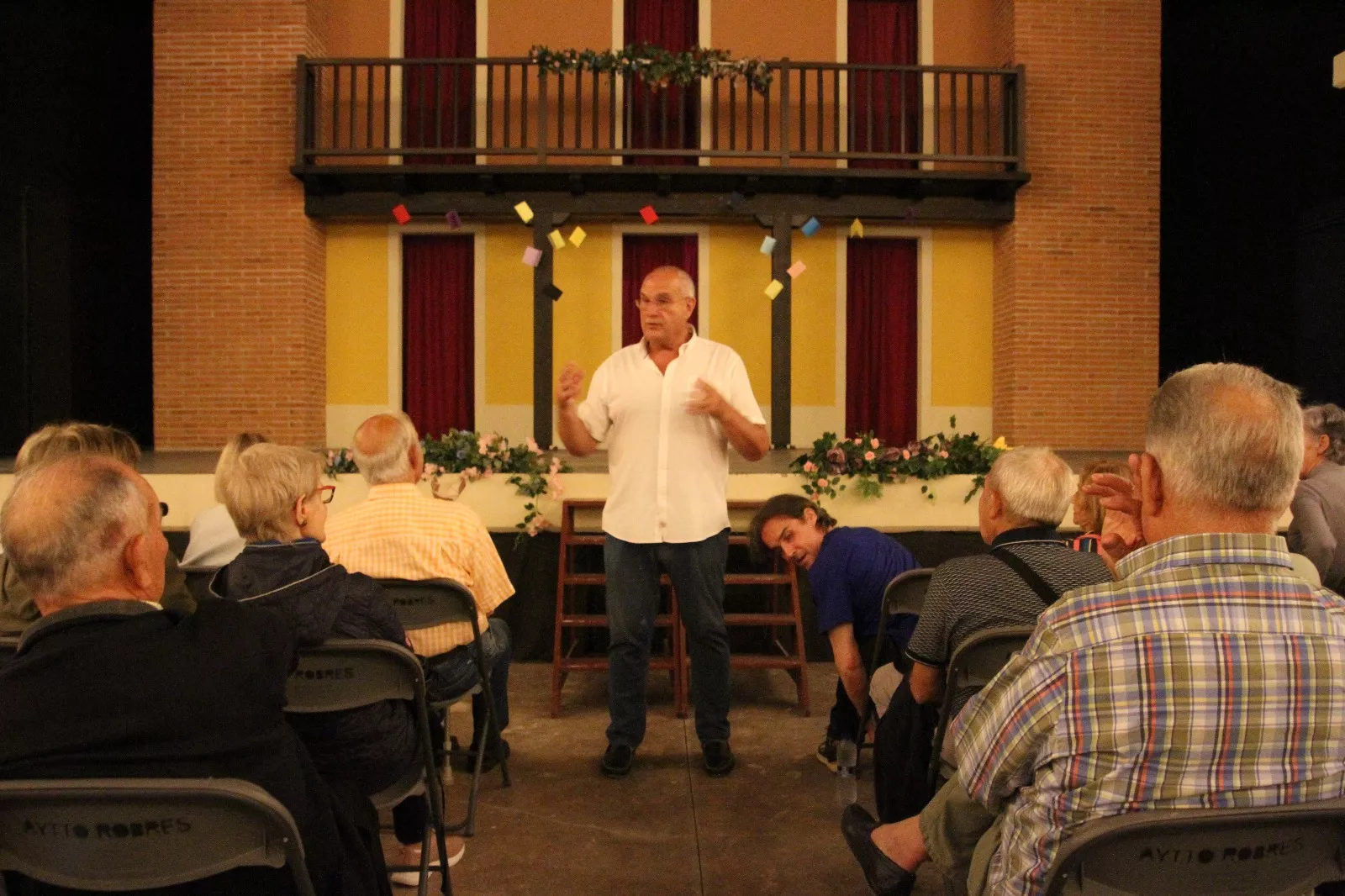 Gil de las Calzas Verdes en el Corral de Comedias de Robres. Foto Carlos Neofato