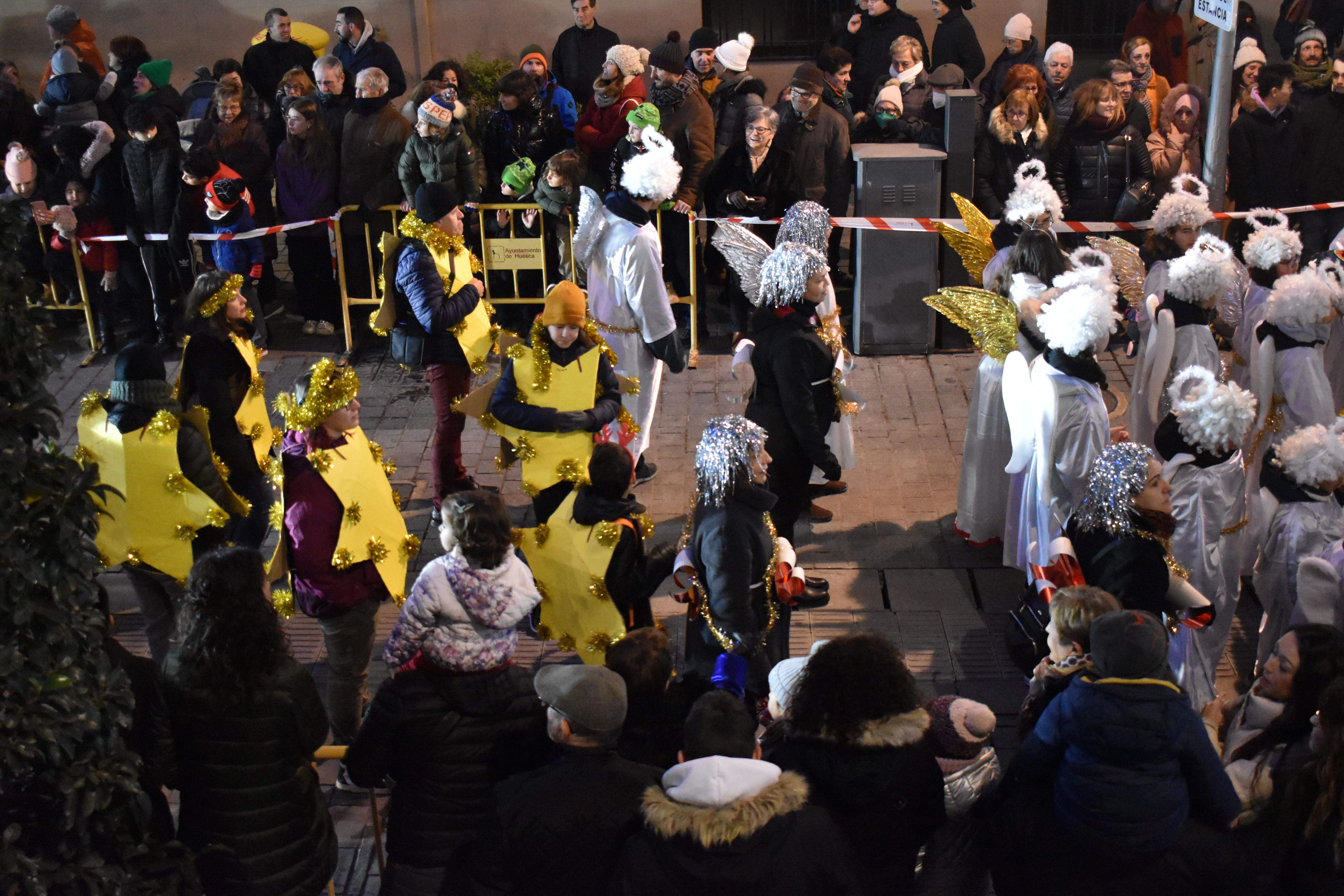 Cabalgata de los Reyes Magos de Oriente en Huesca. Foto Carlos Jalle.