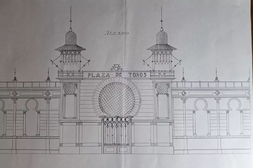 Alzado de la Plaza de Toros de Huesca Alzado de la Plaza de Toros de Huesca