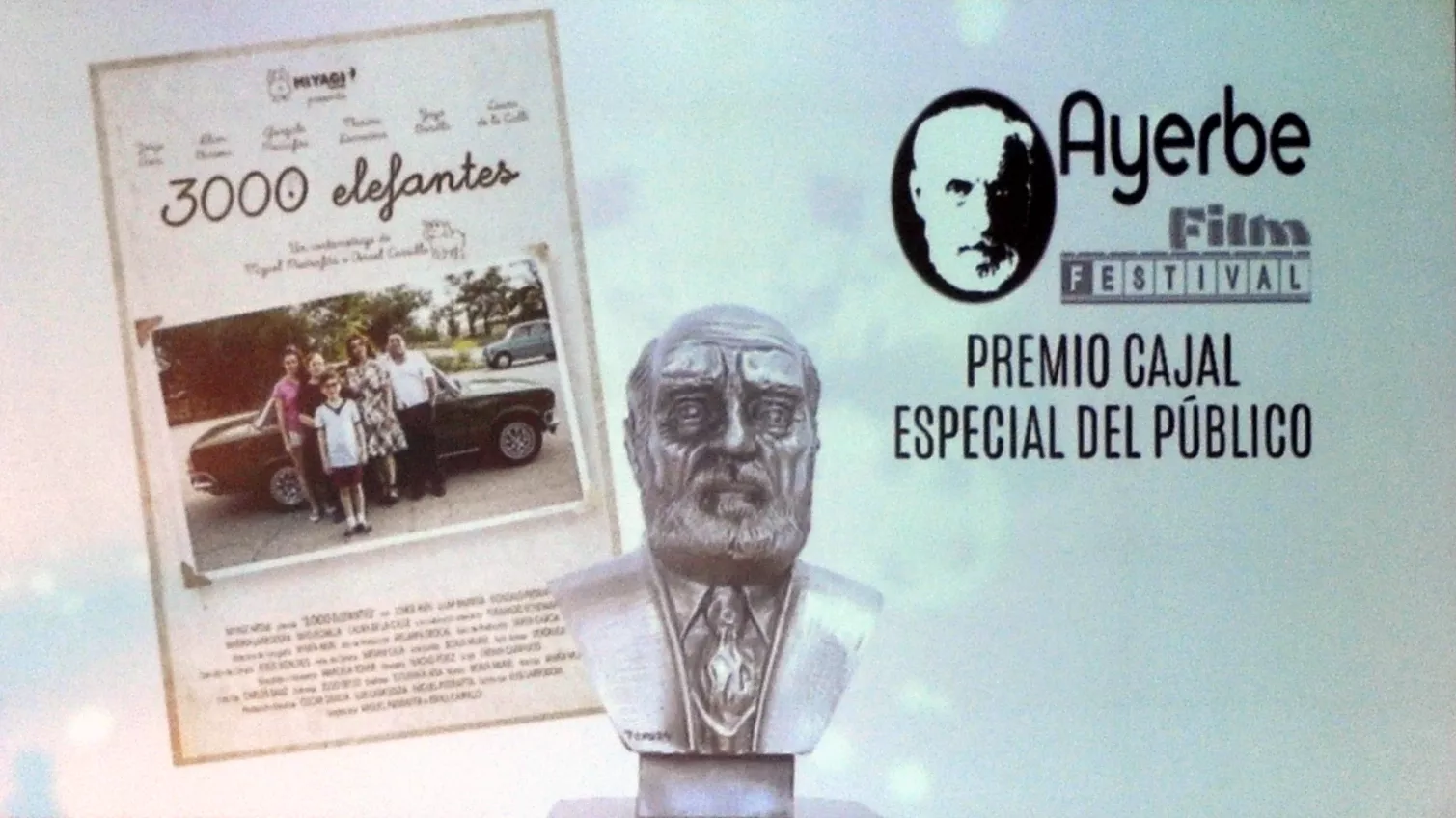 '3000 elefantes', Premio Cajal del público.