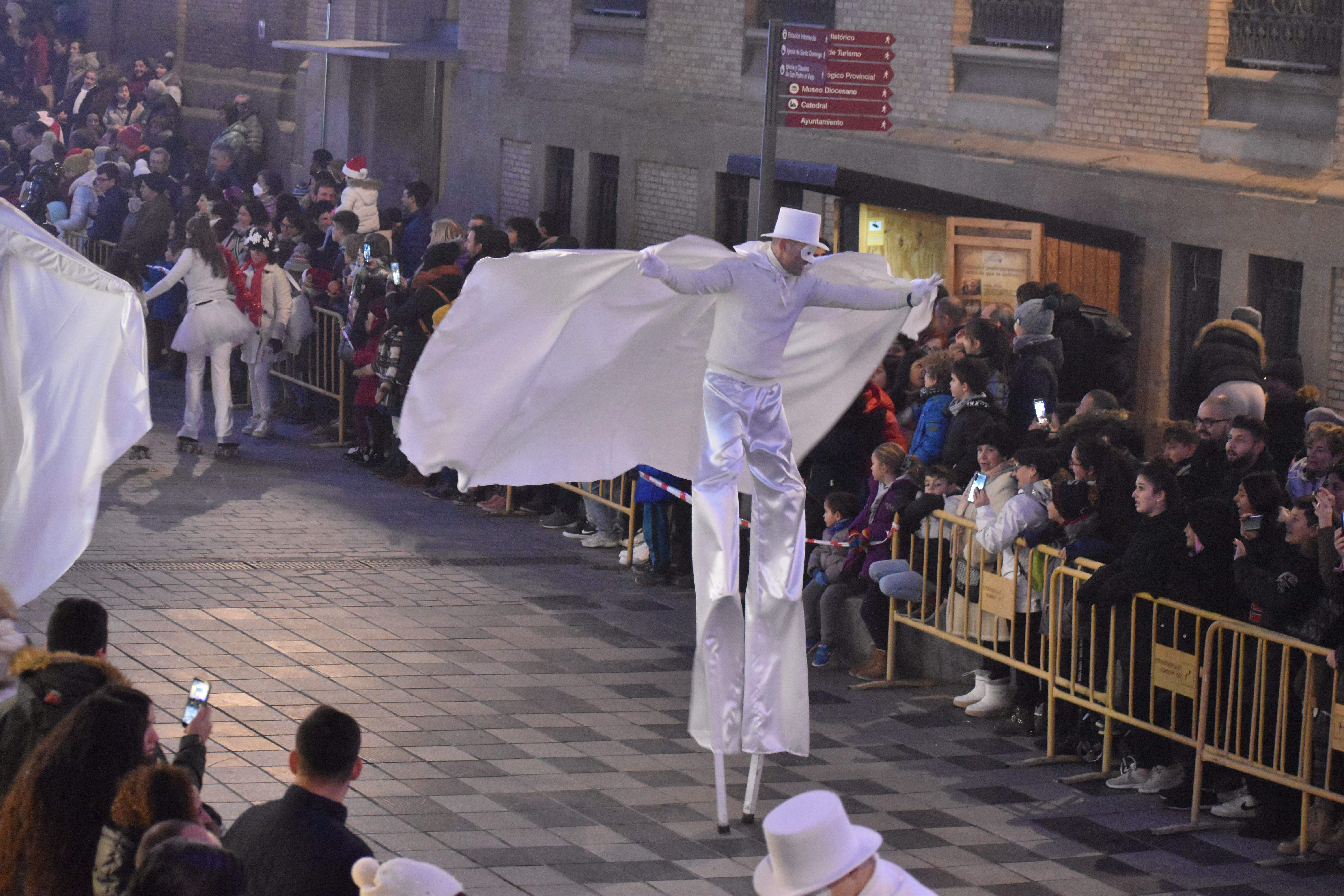 Cabalgata de los Reyes Magos de Oriente en Huesca. Foto Carlos Jalle.