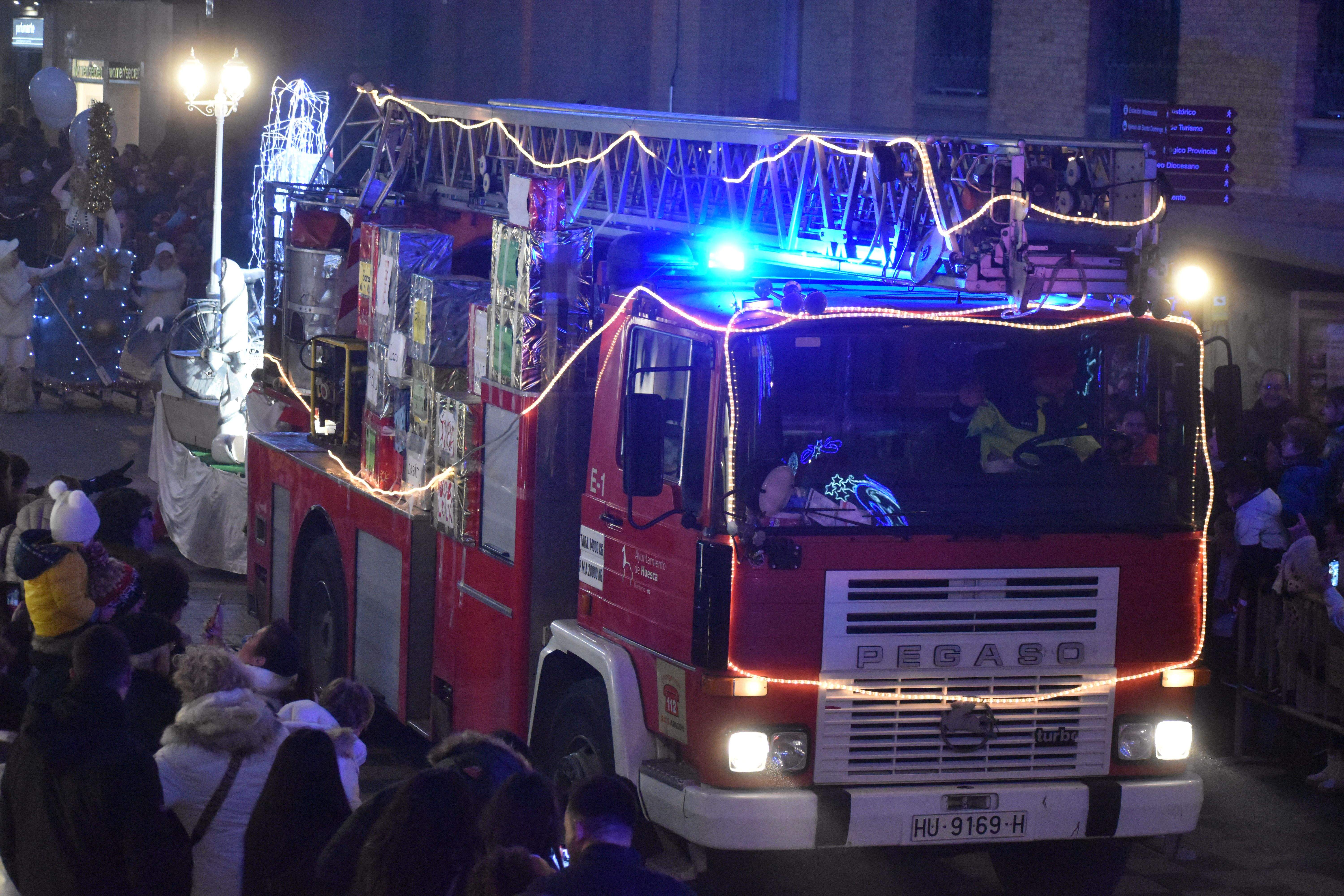 Cabalgata de los Reyes Magos de Oriente en Huesca. Foto Carlos Jalle
