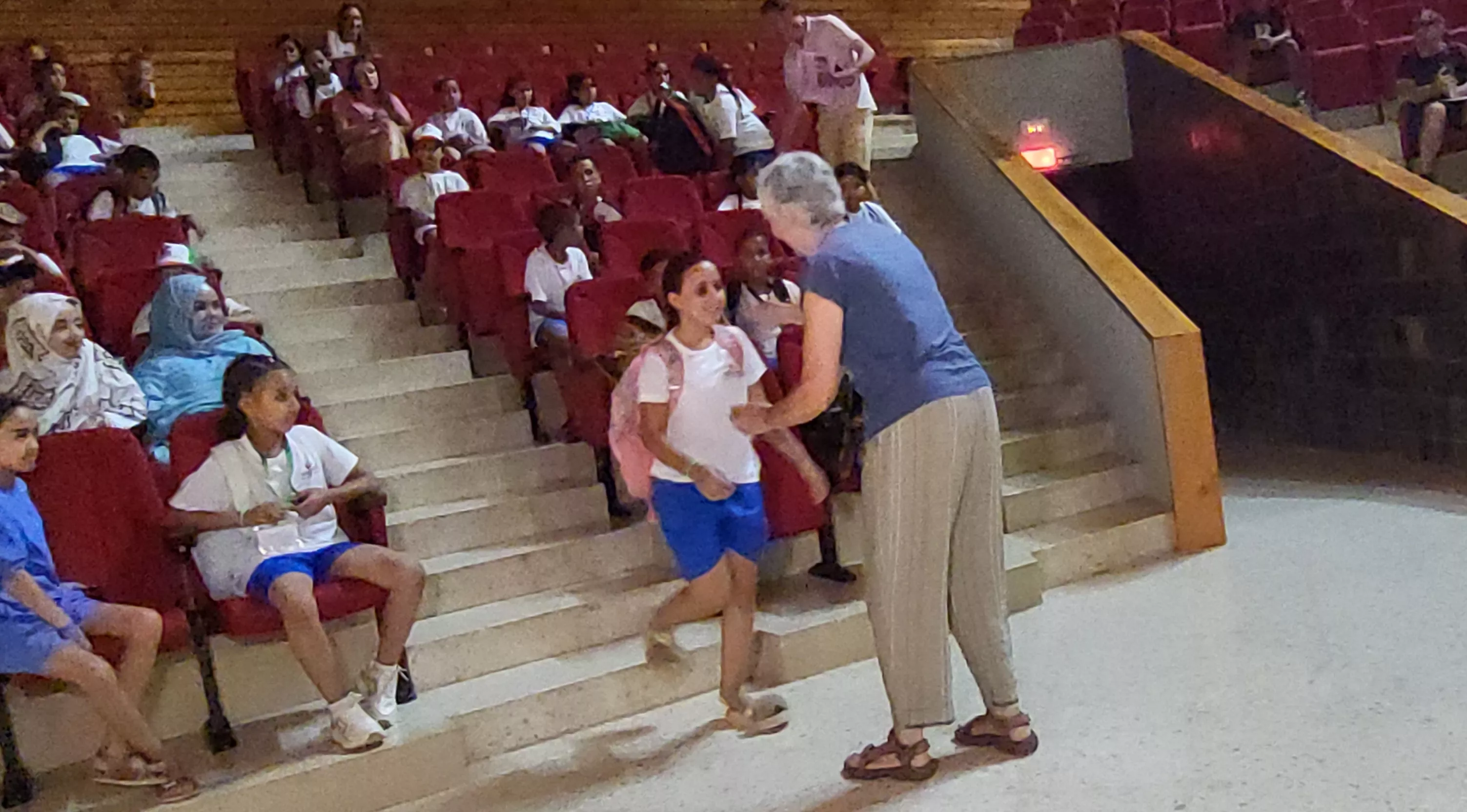 Recepción de los 41 niños y niñas saharauis del programa Vacaciones en paz de Alouda. Foto Mercedes Manterola