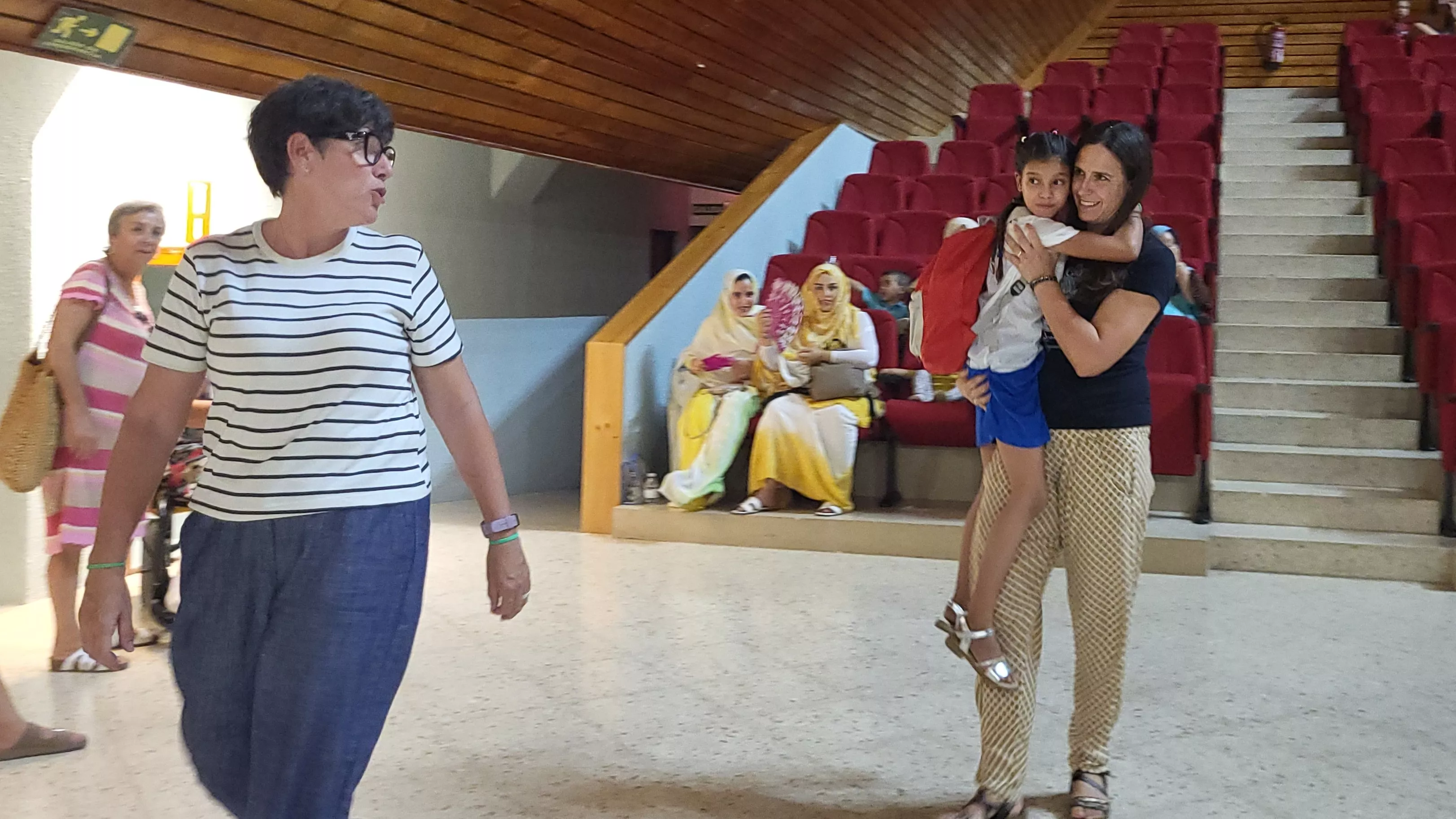 Recepción de los 41 niños y niñas saharauis del programa Vacaciones en paz de Alouda. Foto Mercedes Manterola