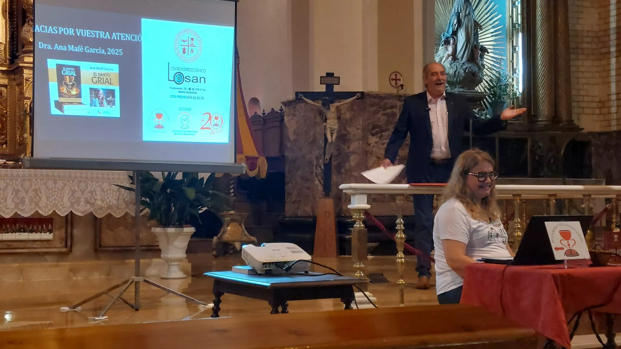 Conferencia de la doctora Ana Mafé en la Basílica de San Lorenzo