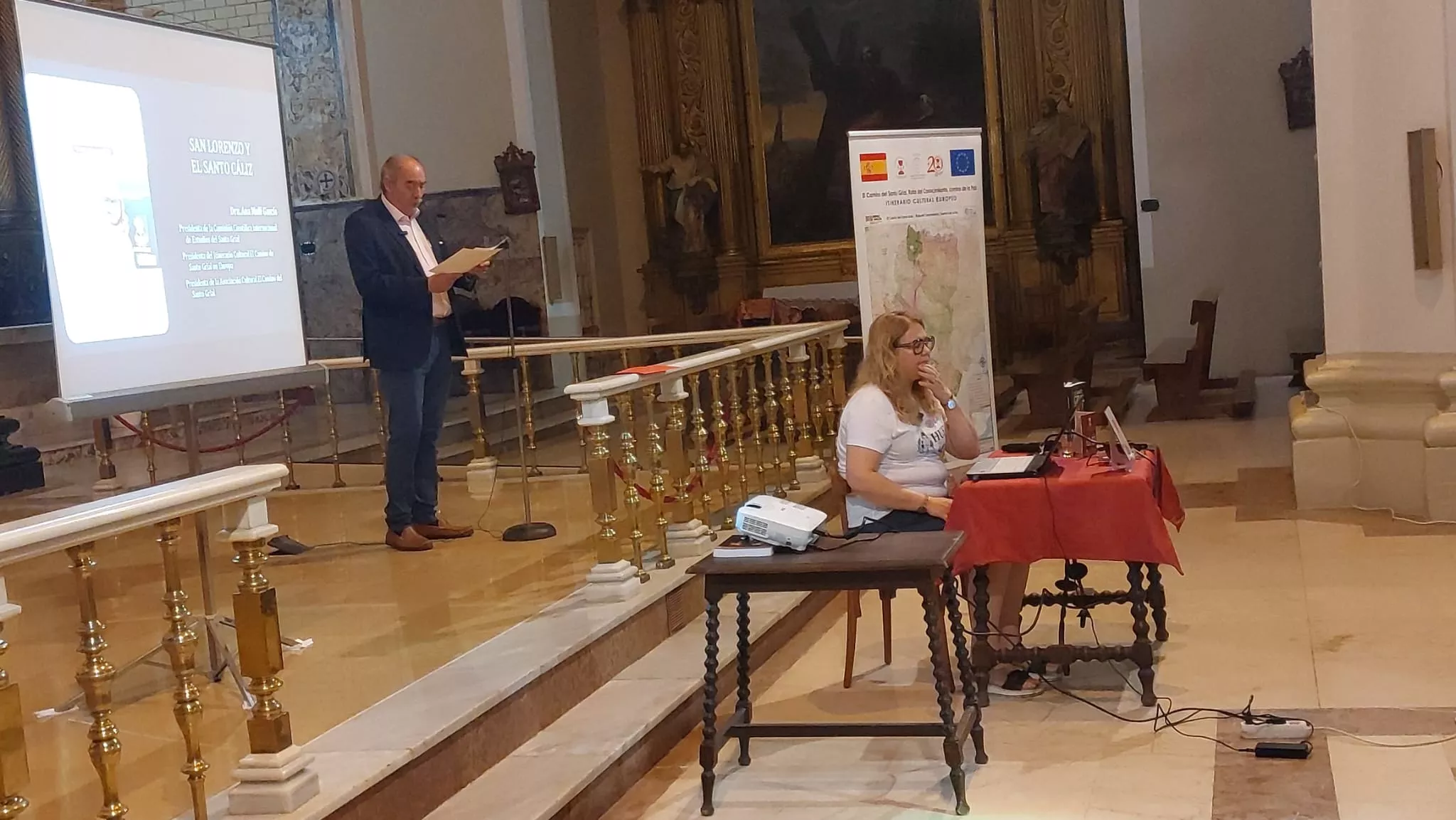 Conferencia de la doctora Ana Mafé en la Basílica de San Lorenzo