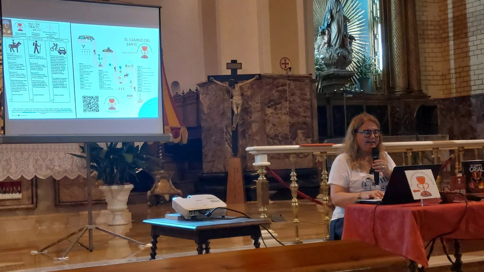 Conferencia de la doctora Ana Mafé en la Basílica de San Lorenzo