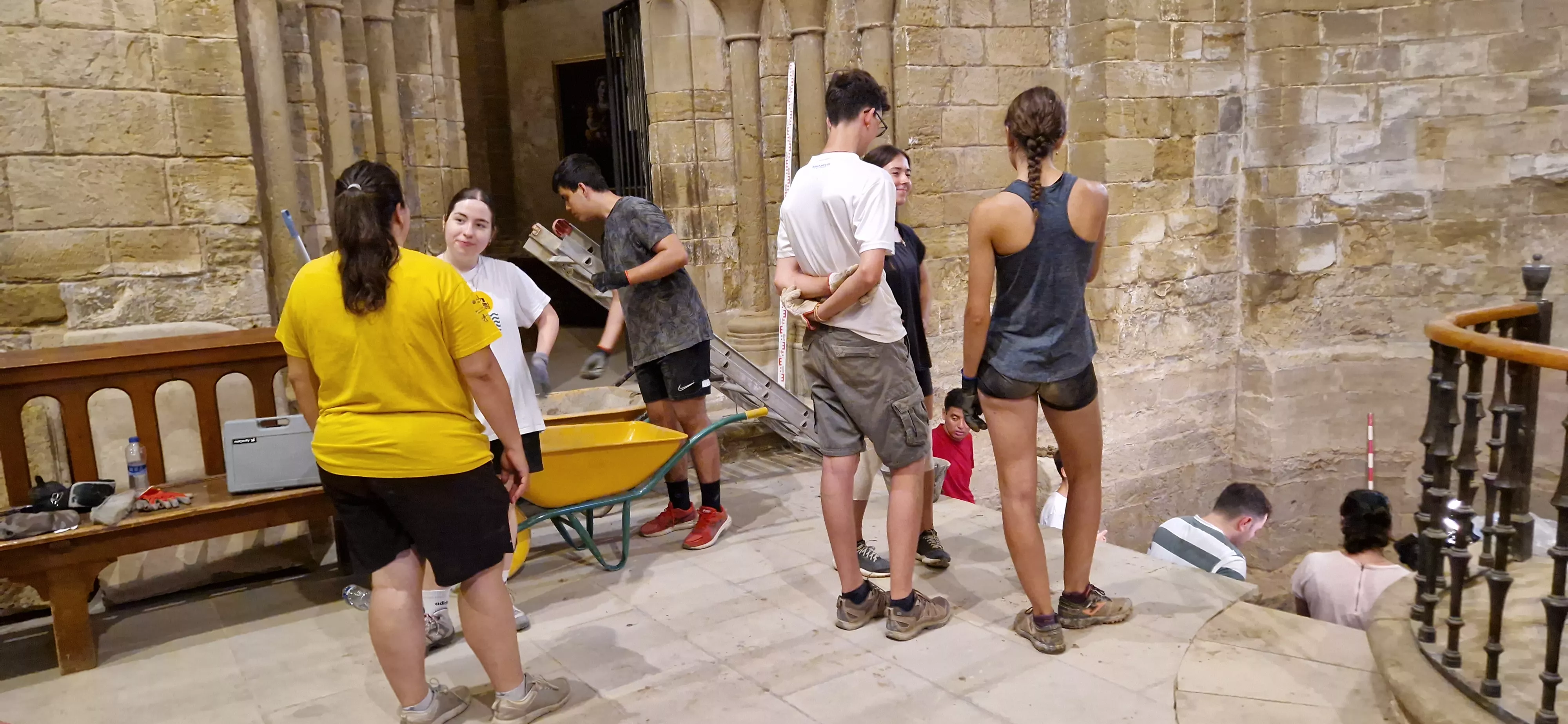 Campo de trabajo en San Pedro el Viejo. Foto Myriam Martínez