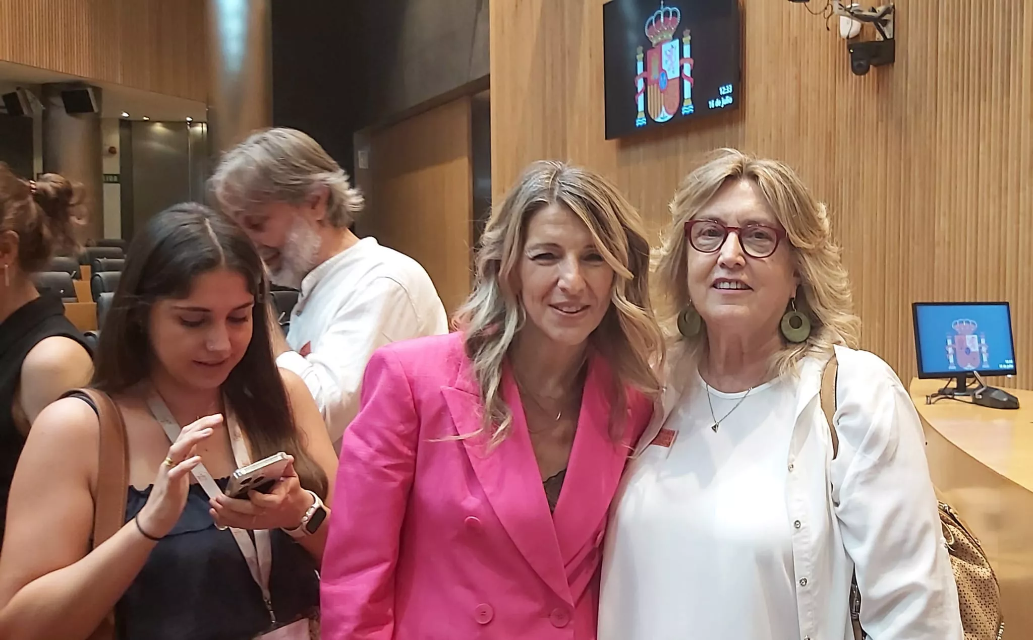 Recepción en el Congreso a los niños del programa "Vacaciones en paz".