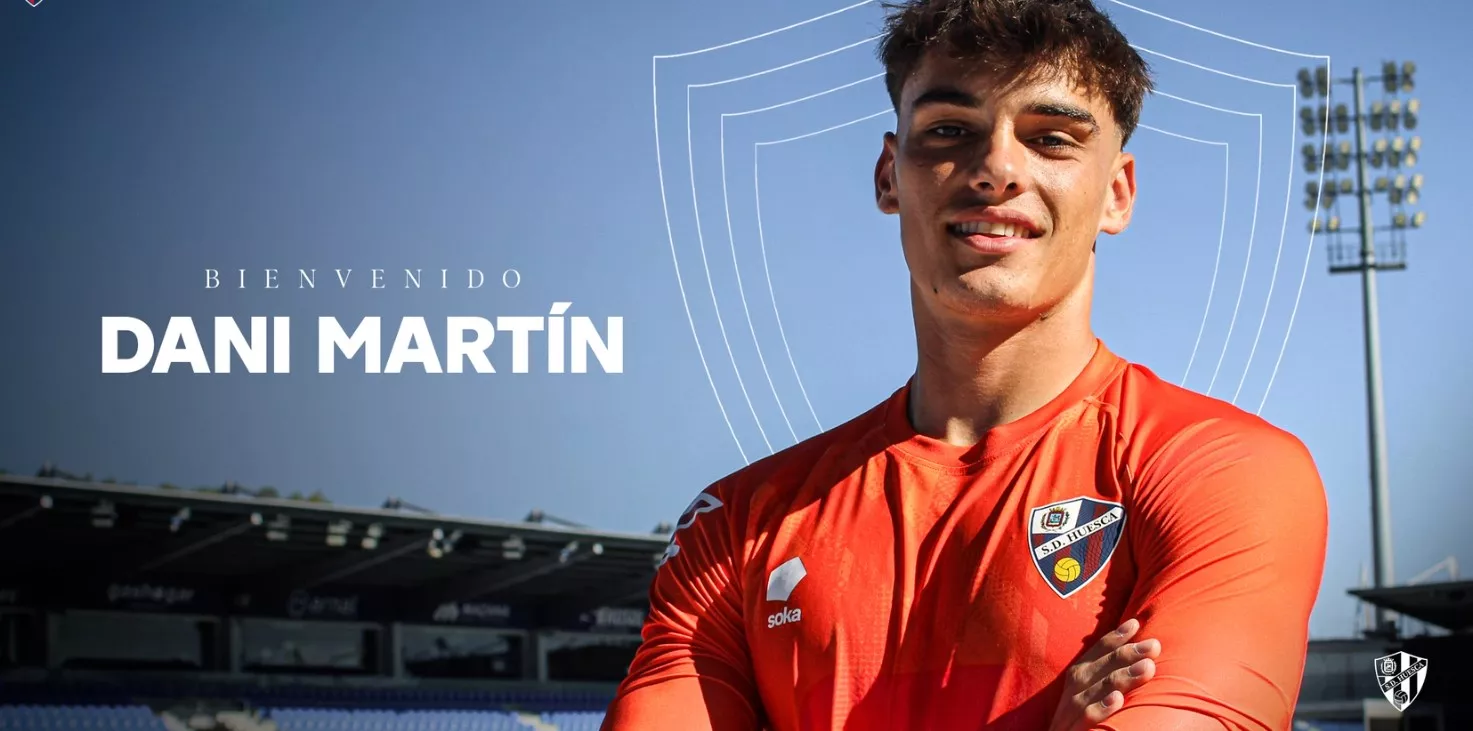 Dani Martín, nuevo portero del Huesca