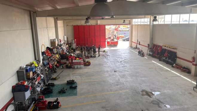 Escuela de formación de bomberos de Almudévar (1) Escuela de formación de bomberos de Almudévar (1)