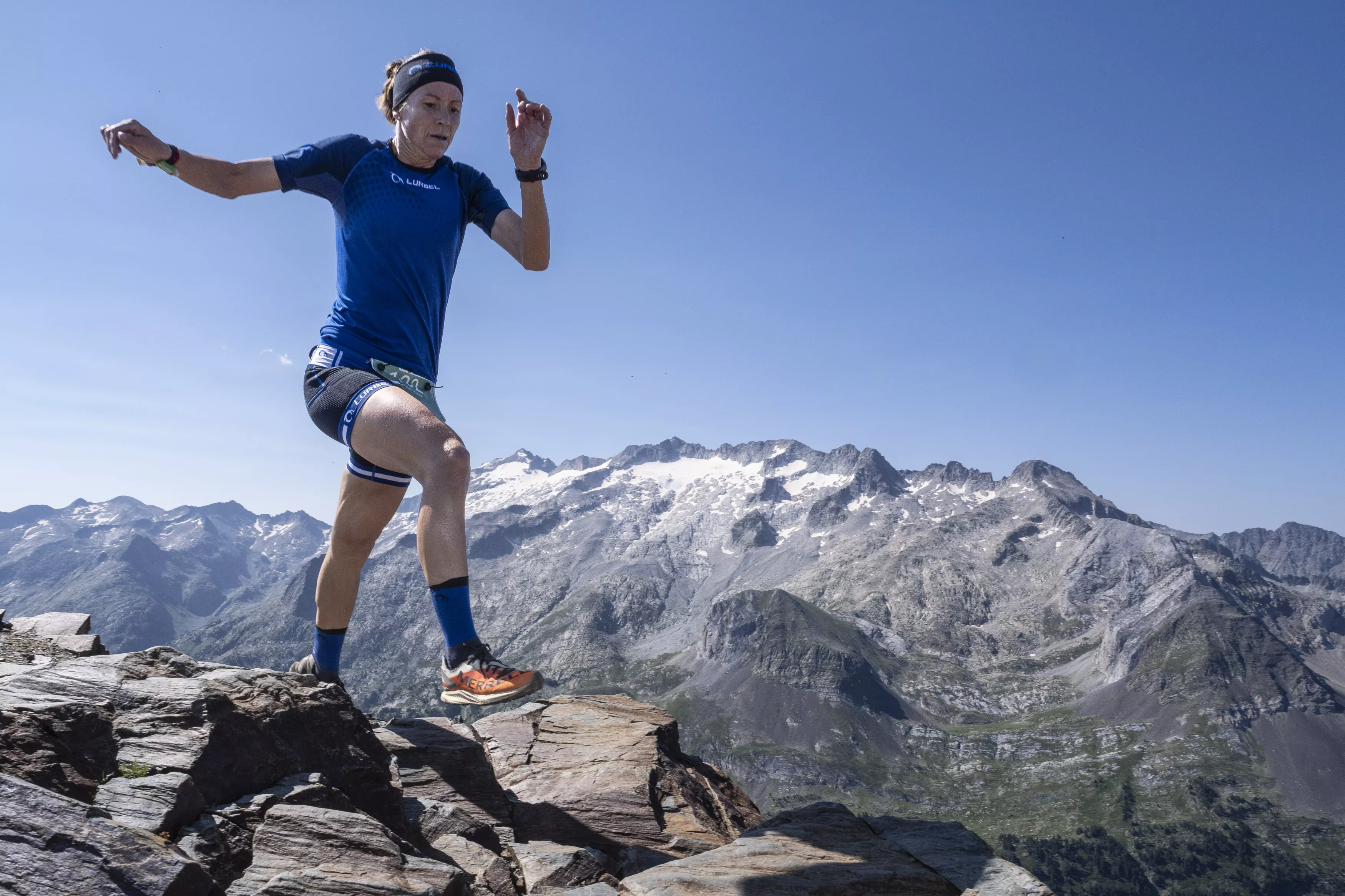Ana Tauste durante la carrera. Foto de Susana Girón