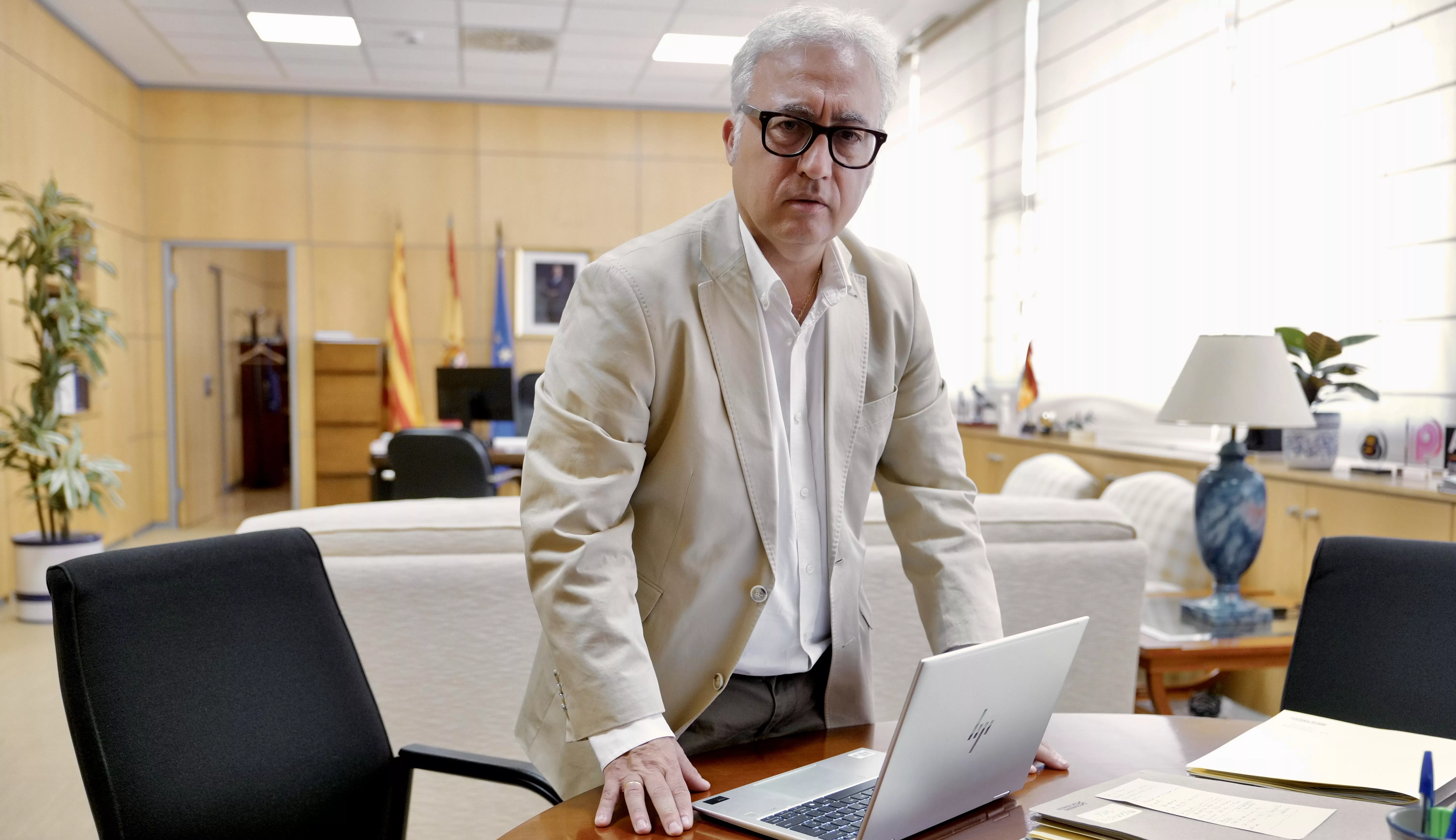 El consejero de Agricultura del Gobierno de Aragón, Javier Rincón.