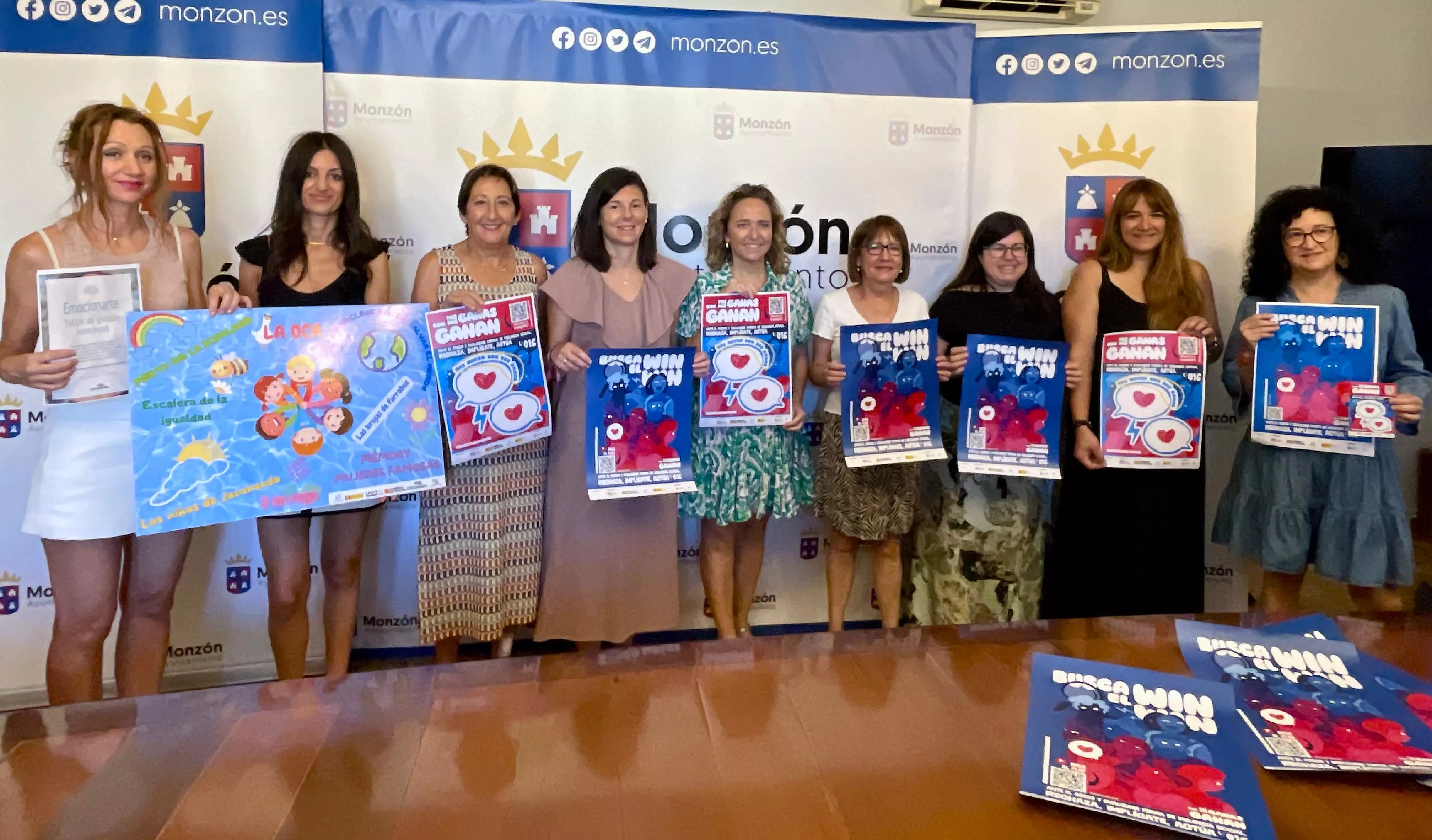 “Busca el win win”, la campaña Colectivo Feminista del Cinca Medio para unas fiestas libres de acoso.