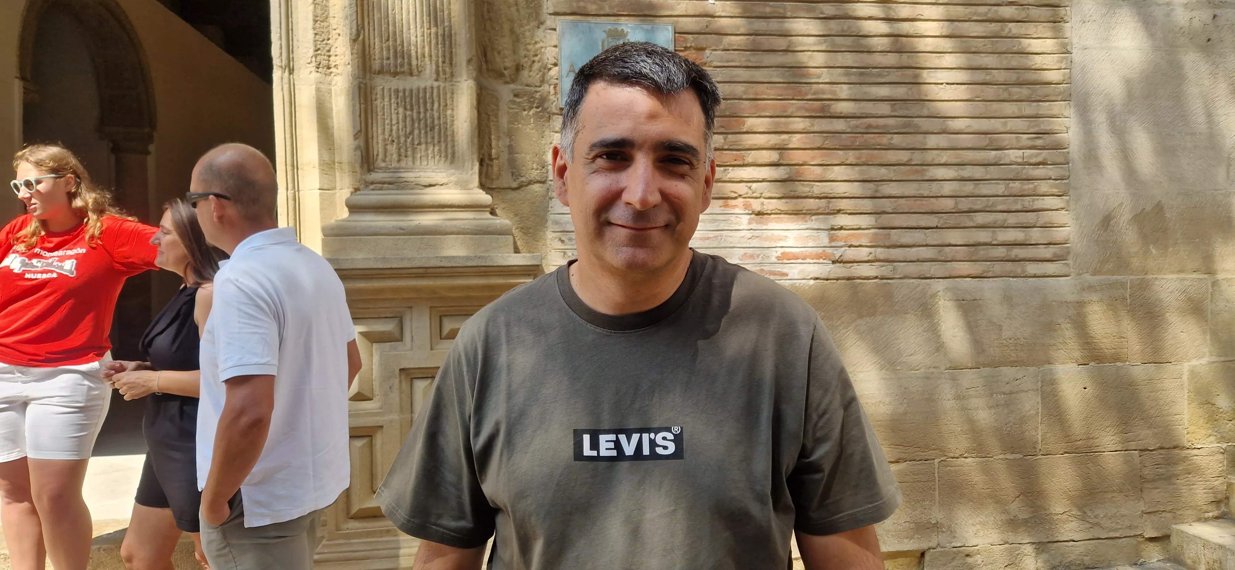 Rafael Puy, en el 25 Festival Folclórico Castillo de Montearagón. 