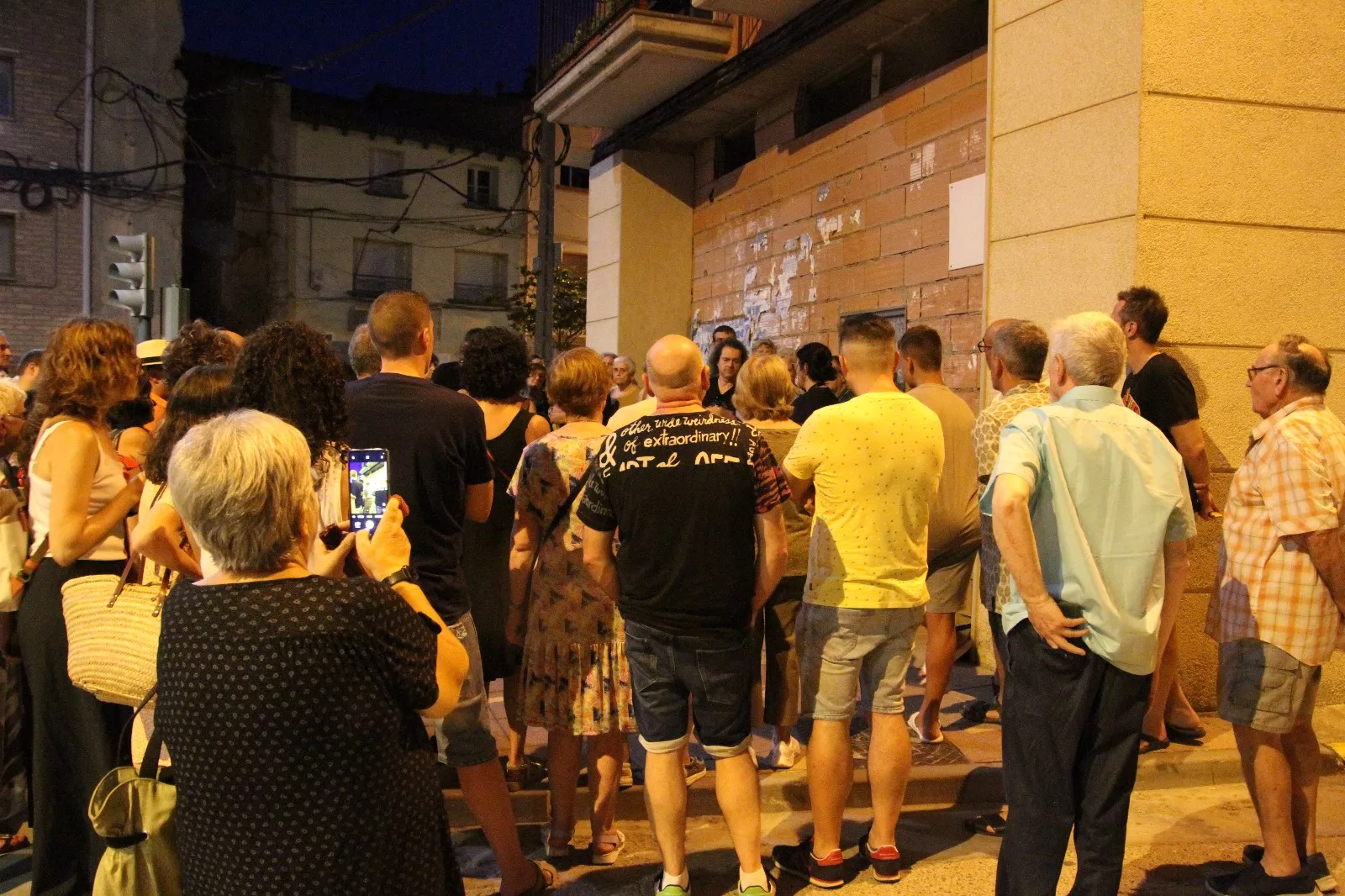 Un paseo por la historia de Sariñena con Gemma Grau Gallardo. Foto Carlos Neofato