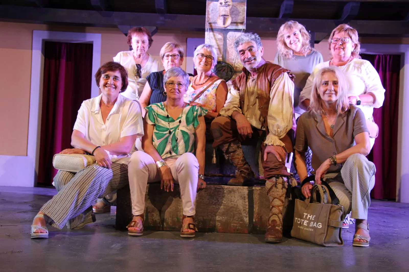 El lazarillo de Tormes en Robres a cargo de "El duende de Lerma" . Foto Carlos Neofato