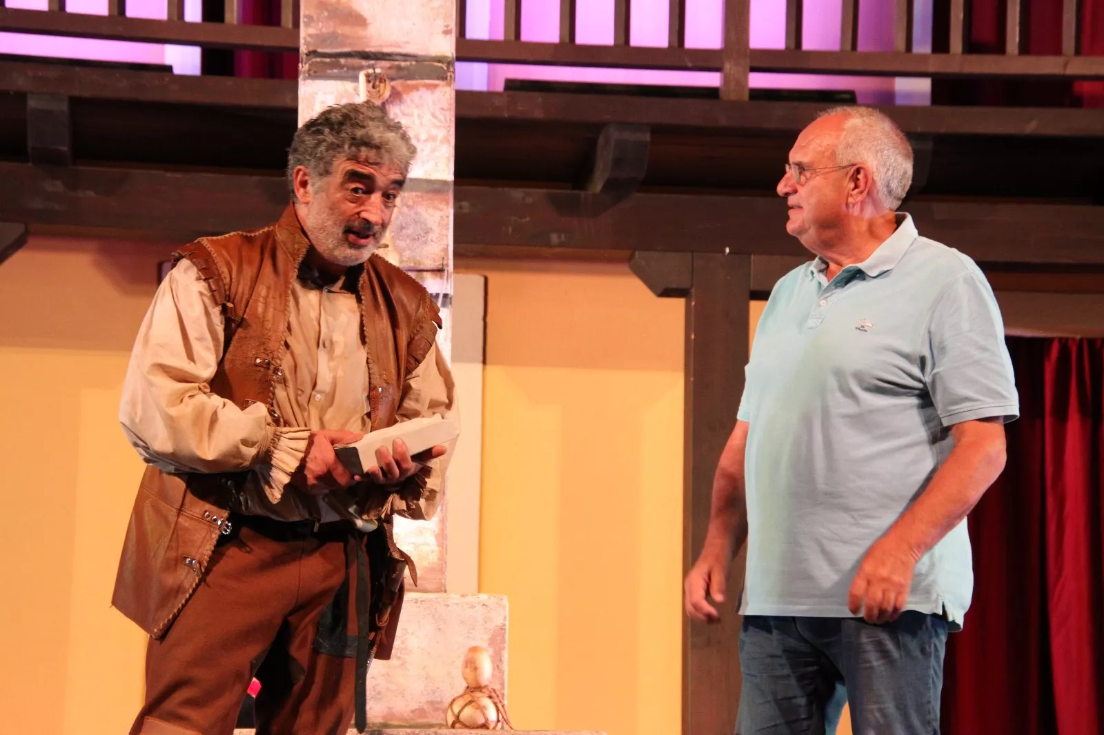 El lazarillo de Tormes en Robres a cargo de "El duende de Lerma" . Foto Carlos Neofato