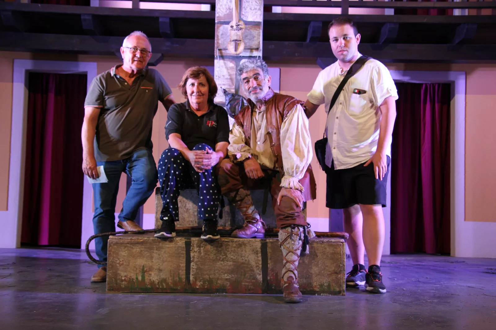 El lazarillo de Tormes en Robres a cargo de "El duende de Lerma" . Foto Carlos Neofato