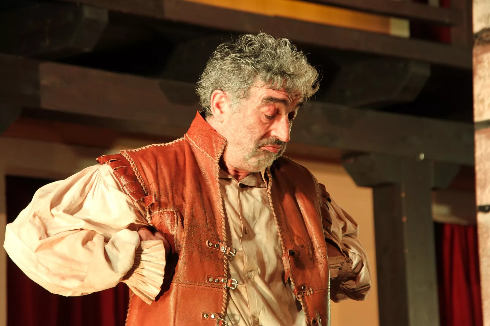 El lazarillo de Tormes en Robres a cargo de "El duende de Lerma" . Foto Carlos Neofato