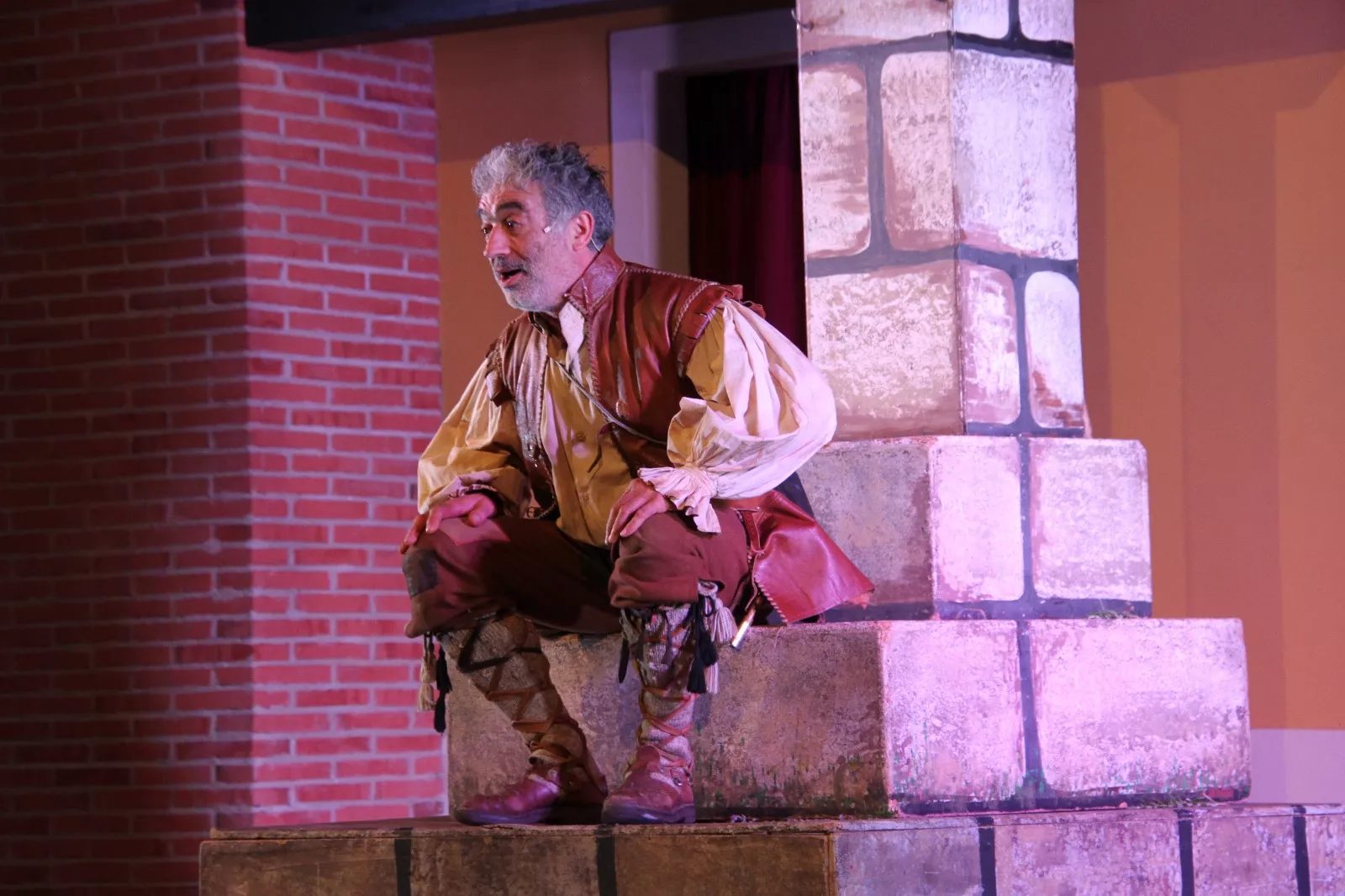 El lazarillo de Tormes en Robres a cargo de "El duende de Lerma" . Foto Carlos Neofato