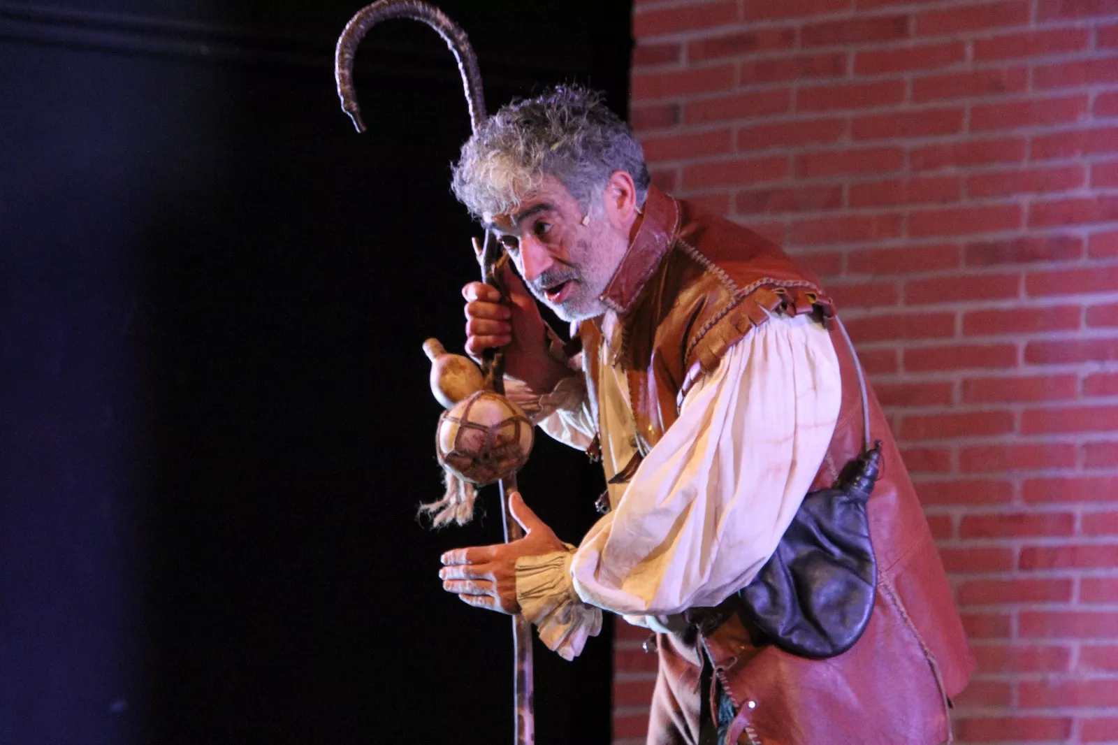 El lazarillo de Tormes en Robres a cargo de "El duende de Lerma" . Foto Carlos Neofato