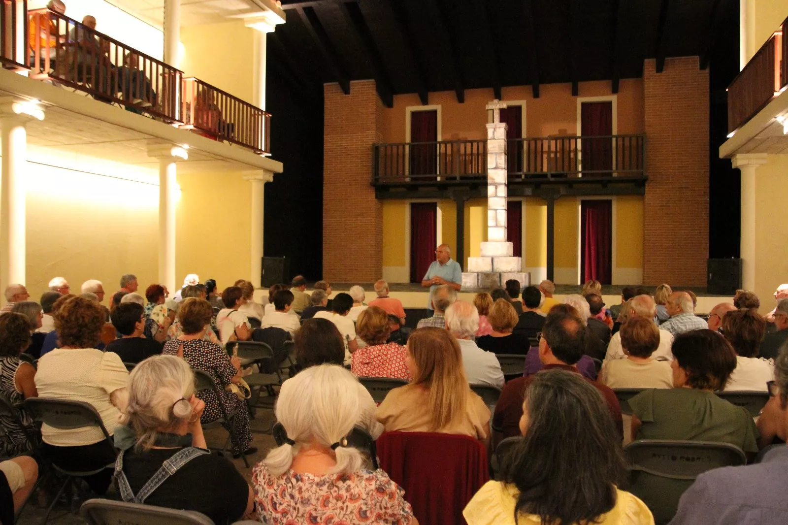 El lazarillo de Tormes en Robres a cargo de "El duende de Lerma" . Foto Carlos Neofato