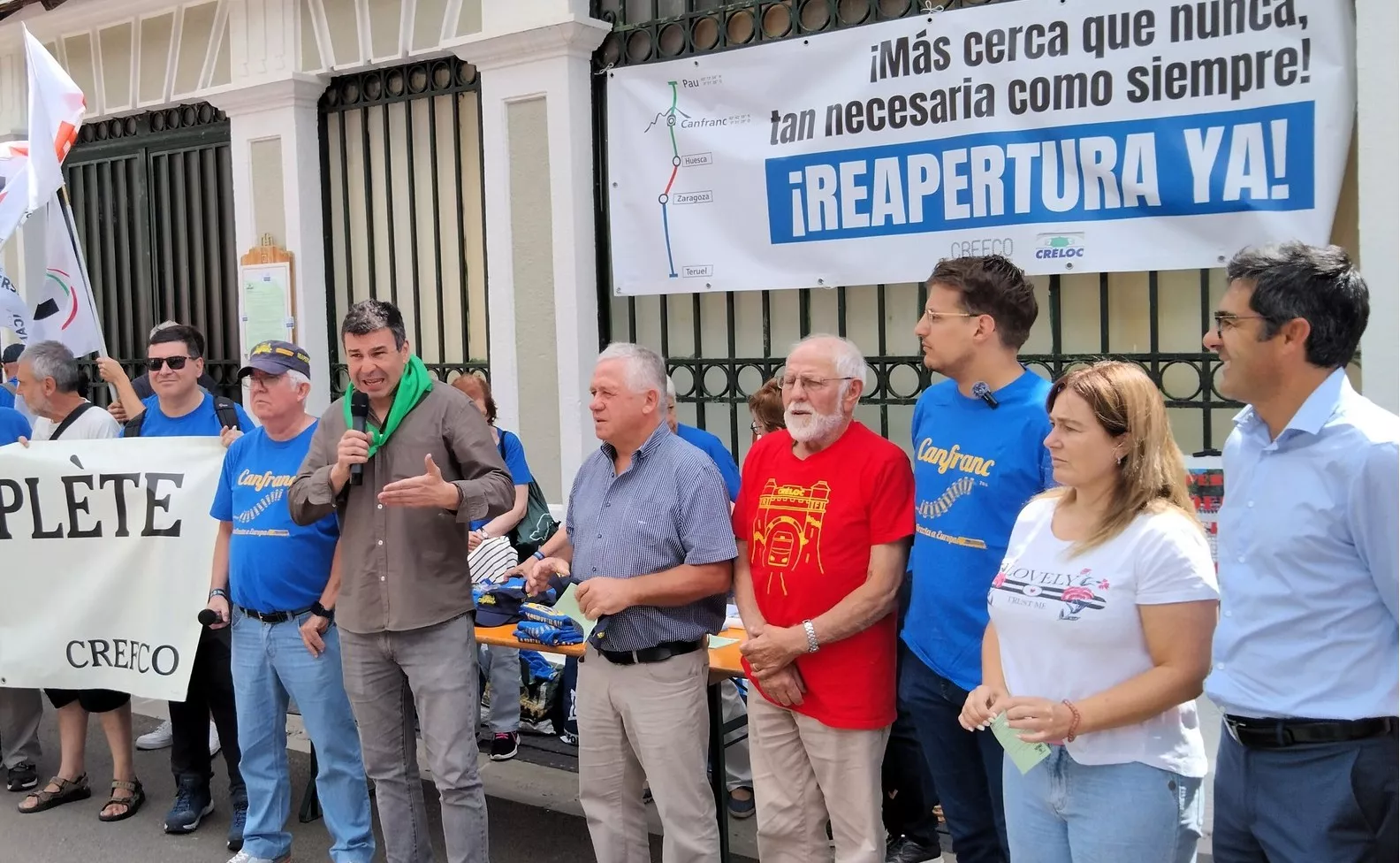 Canfranc pide pasos firmes a Francia para reabrir la conexión ferroviaria internacional.