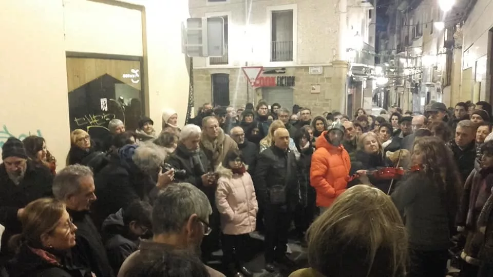 Una sesión anterior en la que Óscar Sipán relata los crímenes de Huesca.