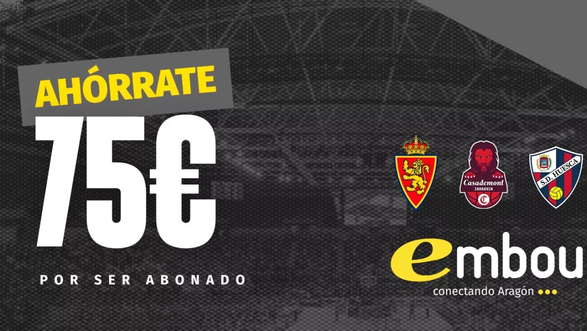 De esta manera puedes ahorrar en tu abono de la SD Huesca con Embou