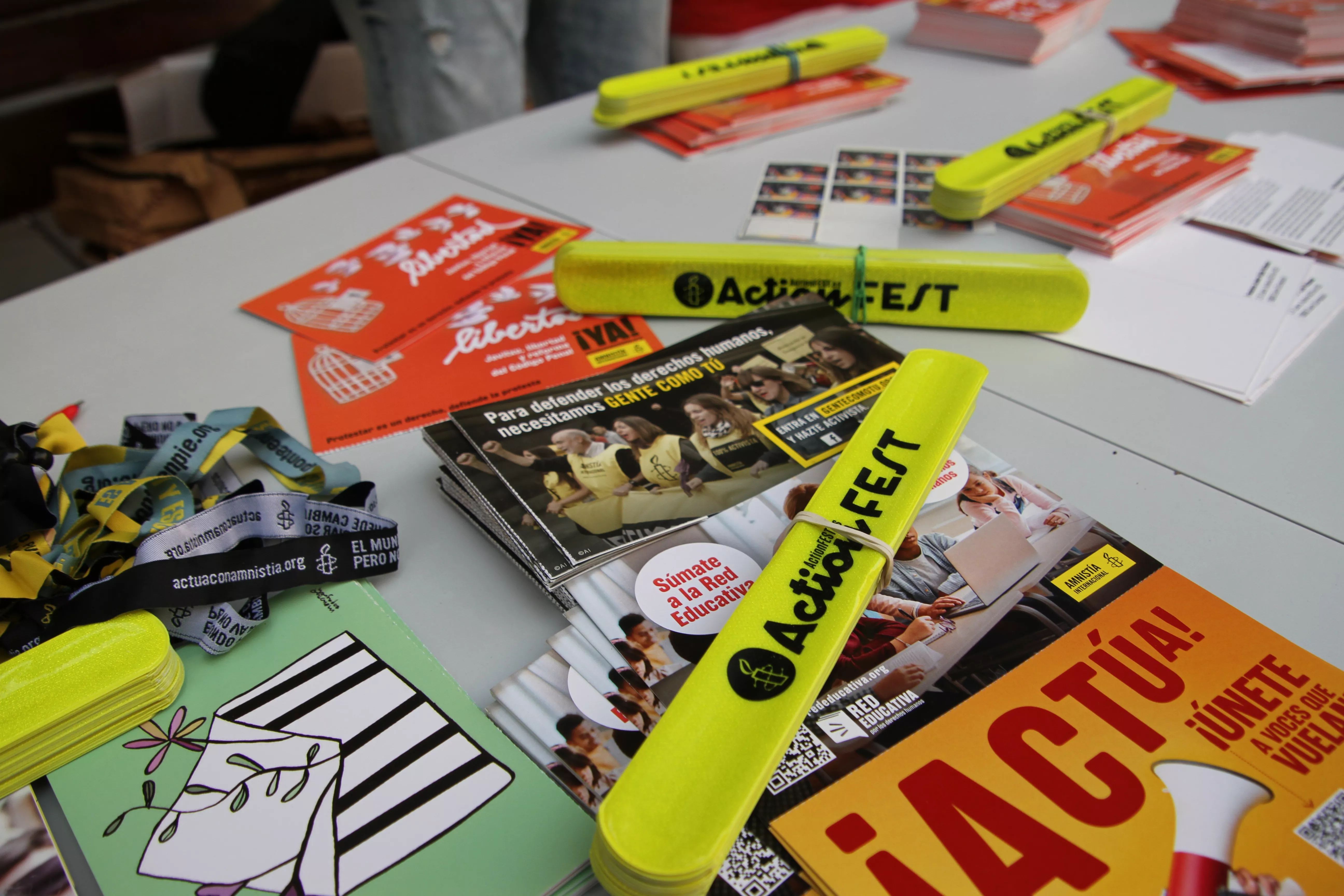 Acción solidaria con los 6 de Zaragoza en Huesca. Foto Carlos Neofato