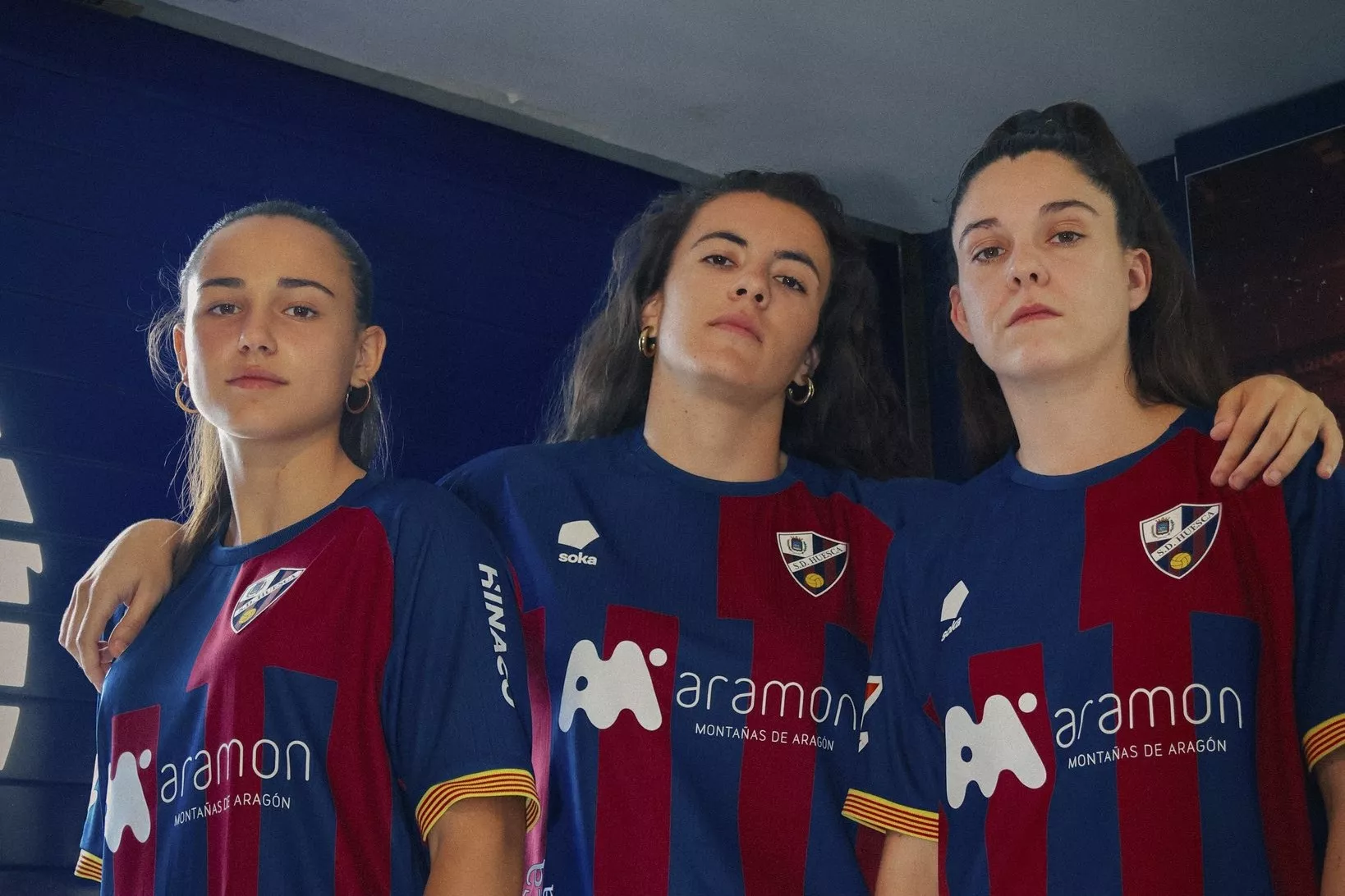 Jugadoras del Huesca Femenino.