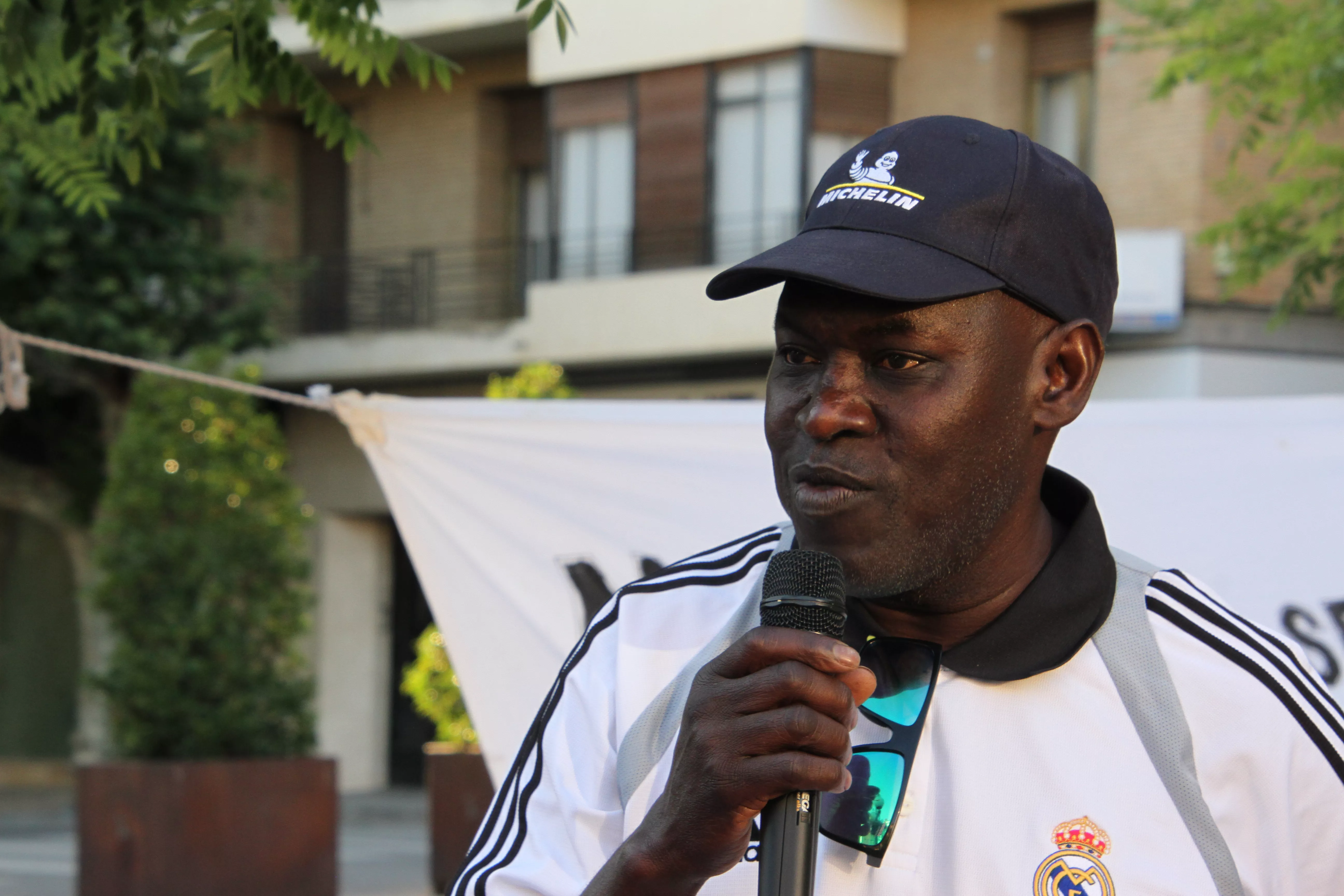 Concentración contra el racismo celebrada en Huesca. Foto Carlos Neofato
