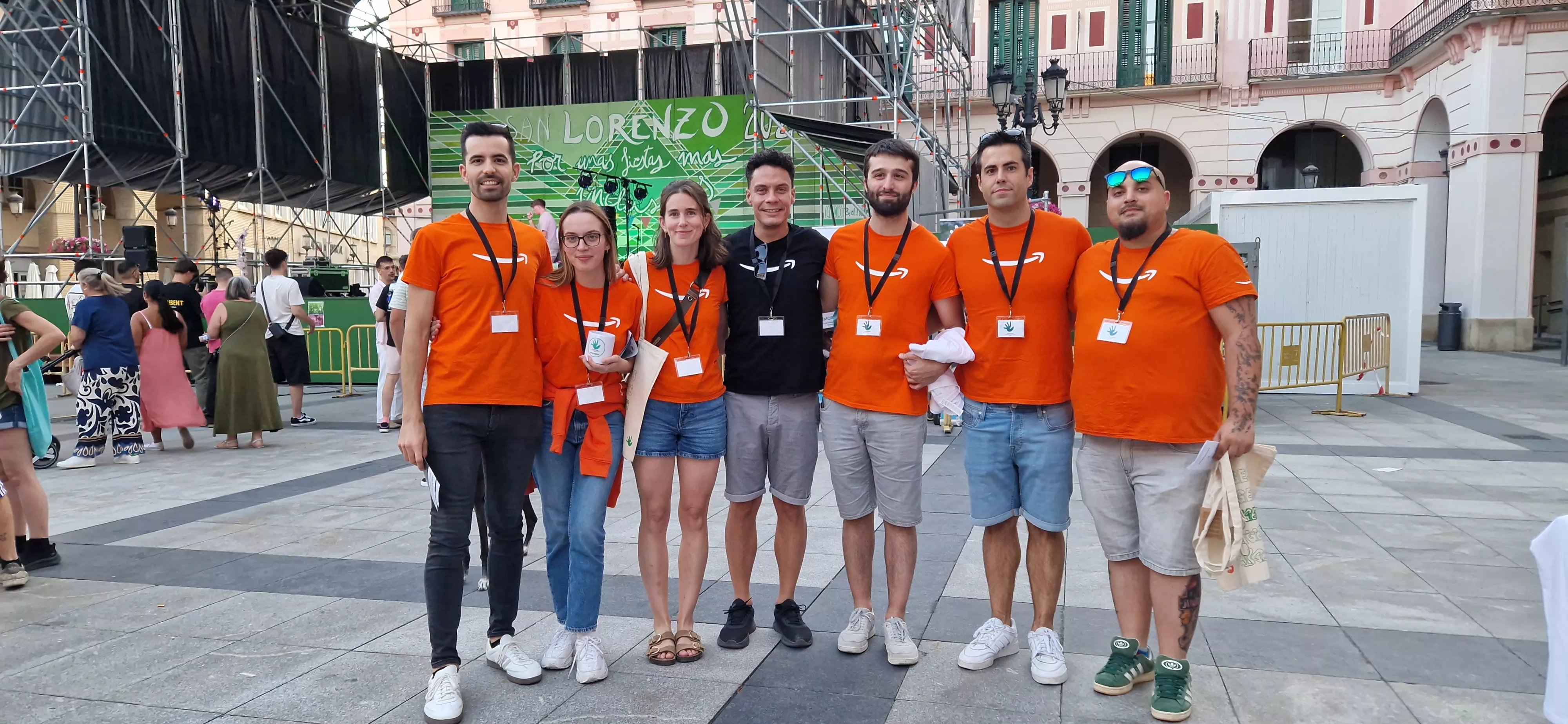 Voluntarios de la campaña de Proyecto Hombre. Foto Myriam Martínez