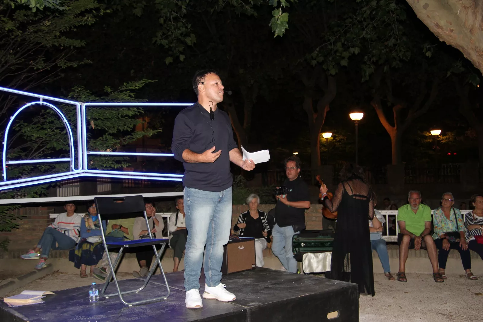 Los “Crímenes en la Fuente del Ibón” de Óscar Sipán. Foto Carlos Neofato